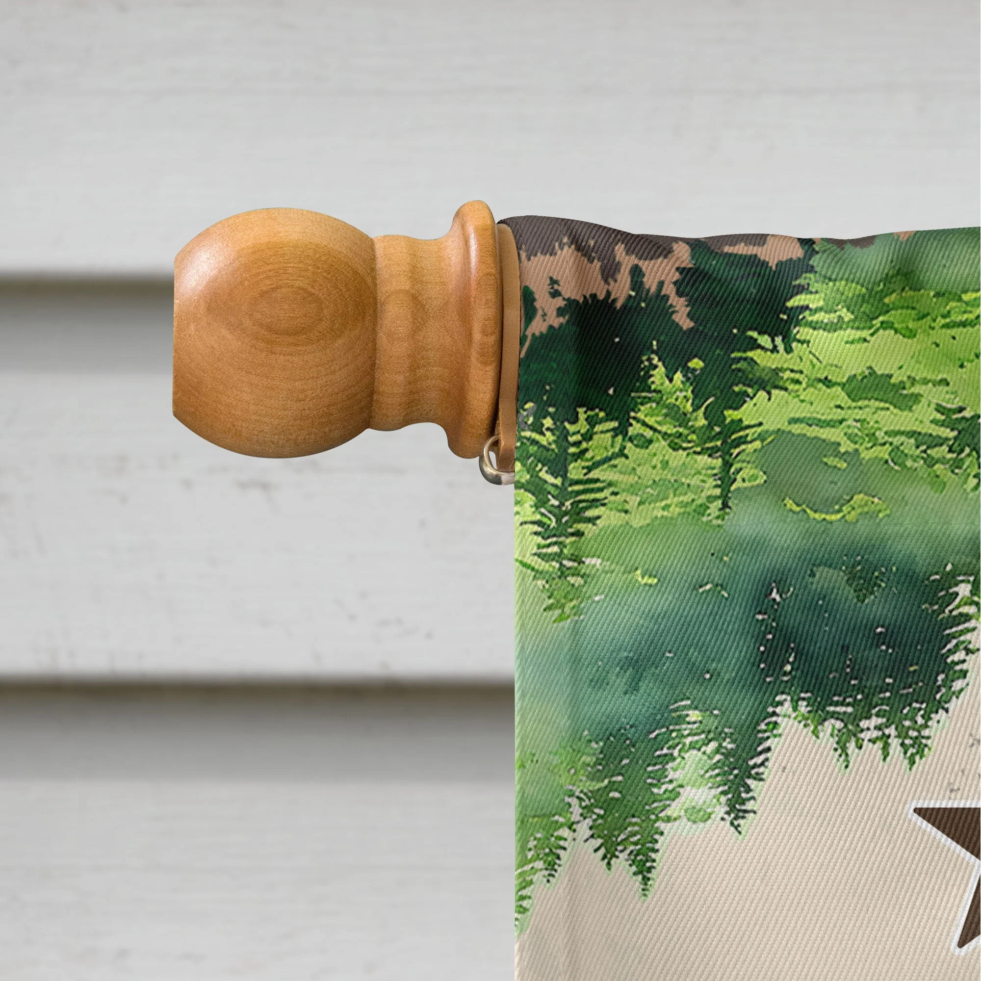Bigfoot Camps Here With Us - Personalized Flag - Image 5