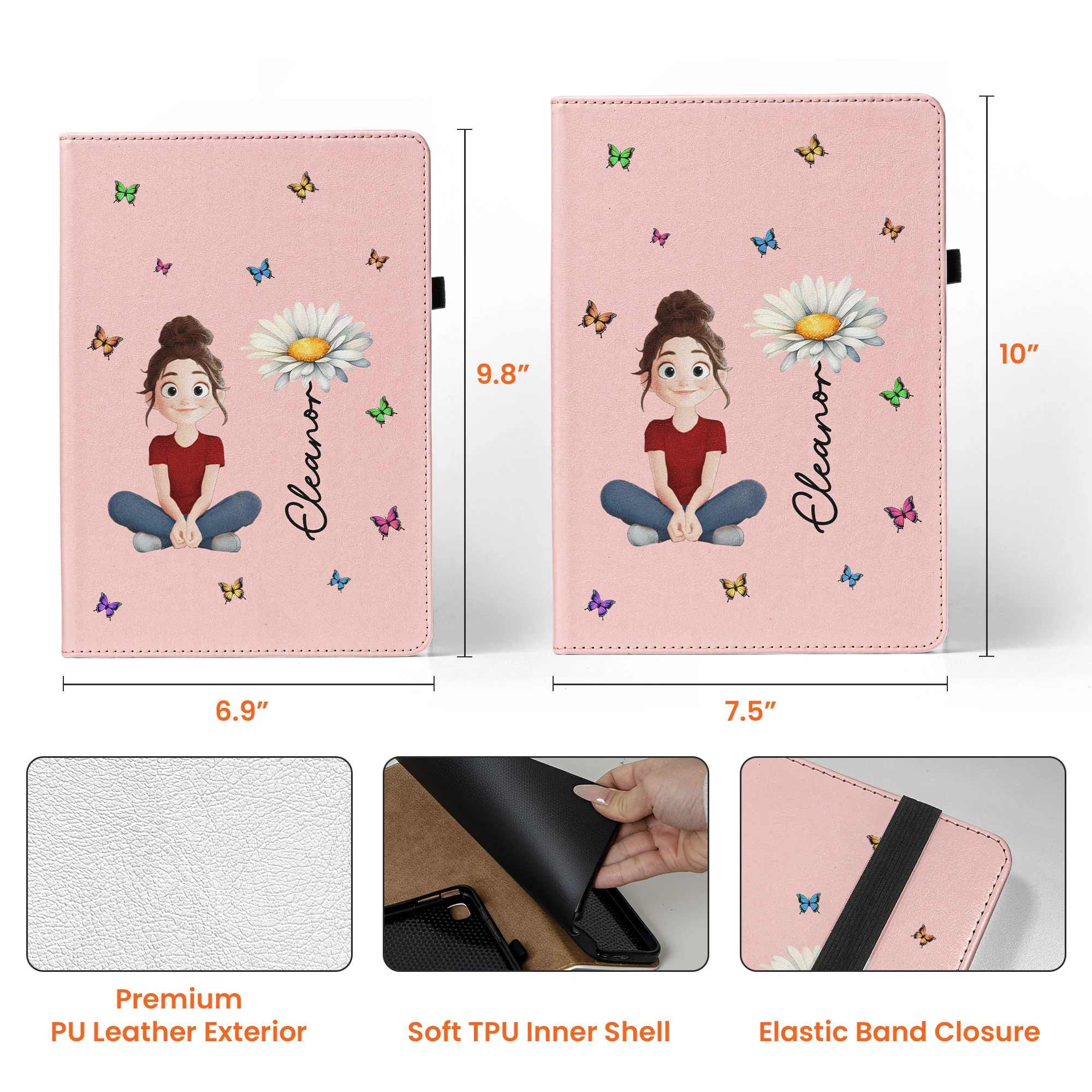 Birth Flower - Personalized Ipad Case - Image 6
