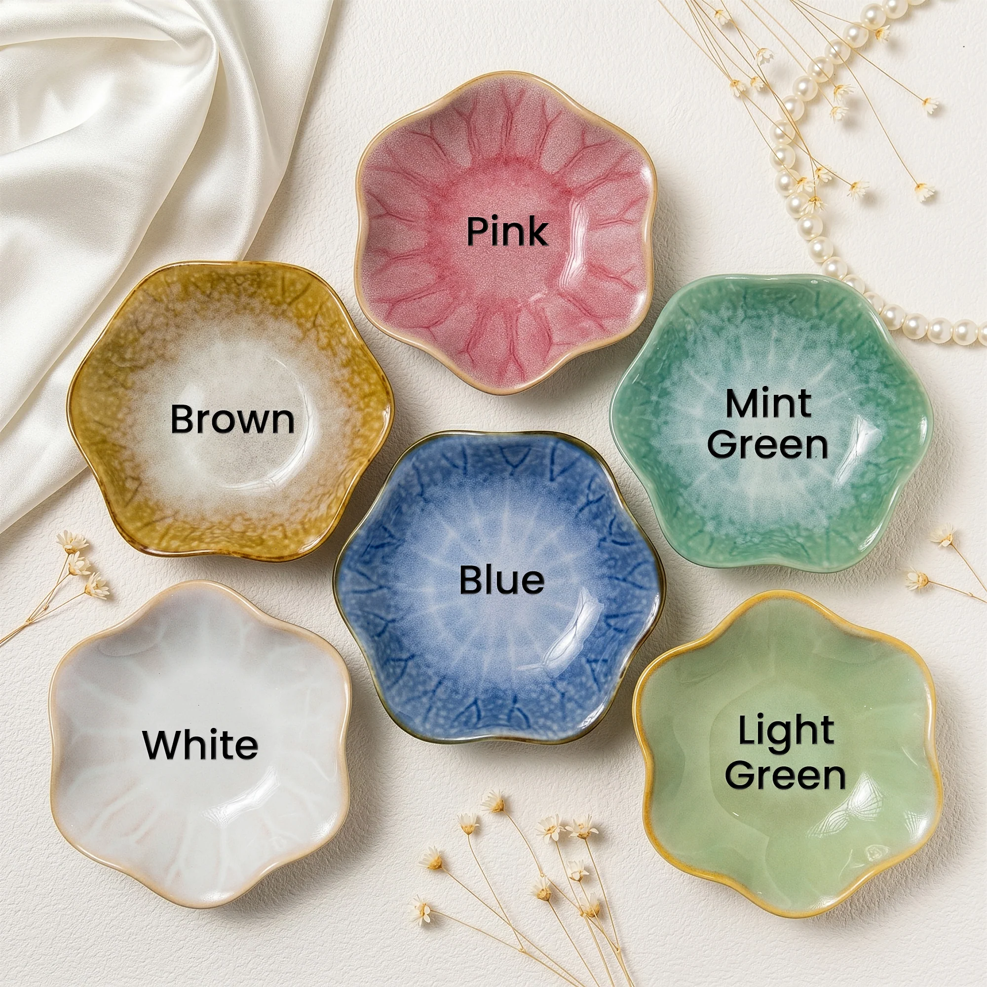 Birth Month Flower Gift For Her - Personalized Jewelry Dish - Image 6