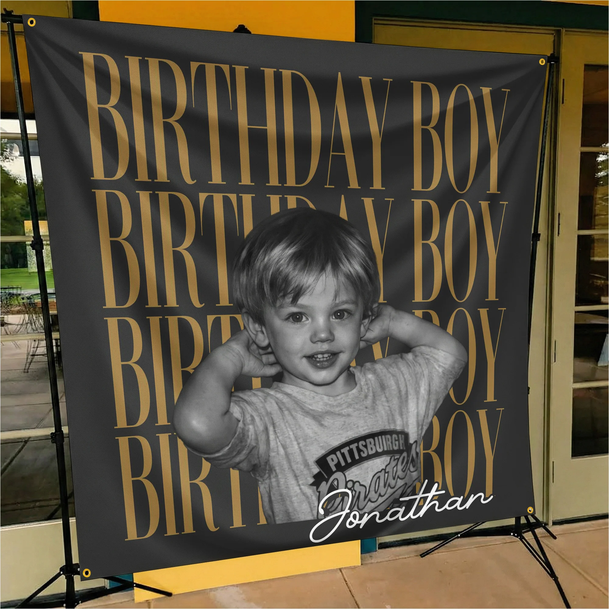 Birthday Custom Childhood Photo - Personalized Backdrop - Image 5