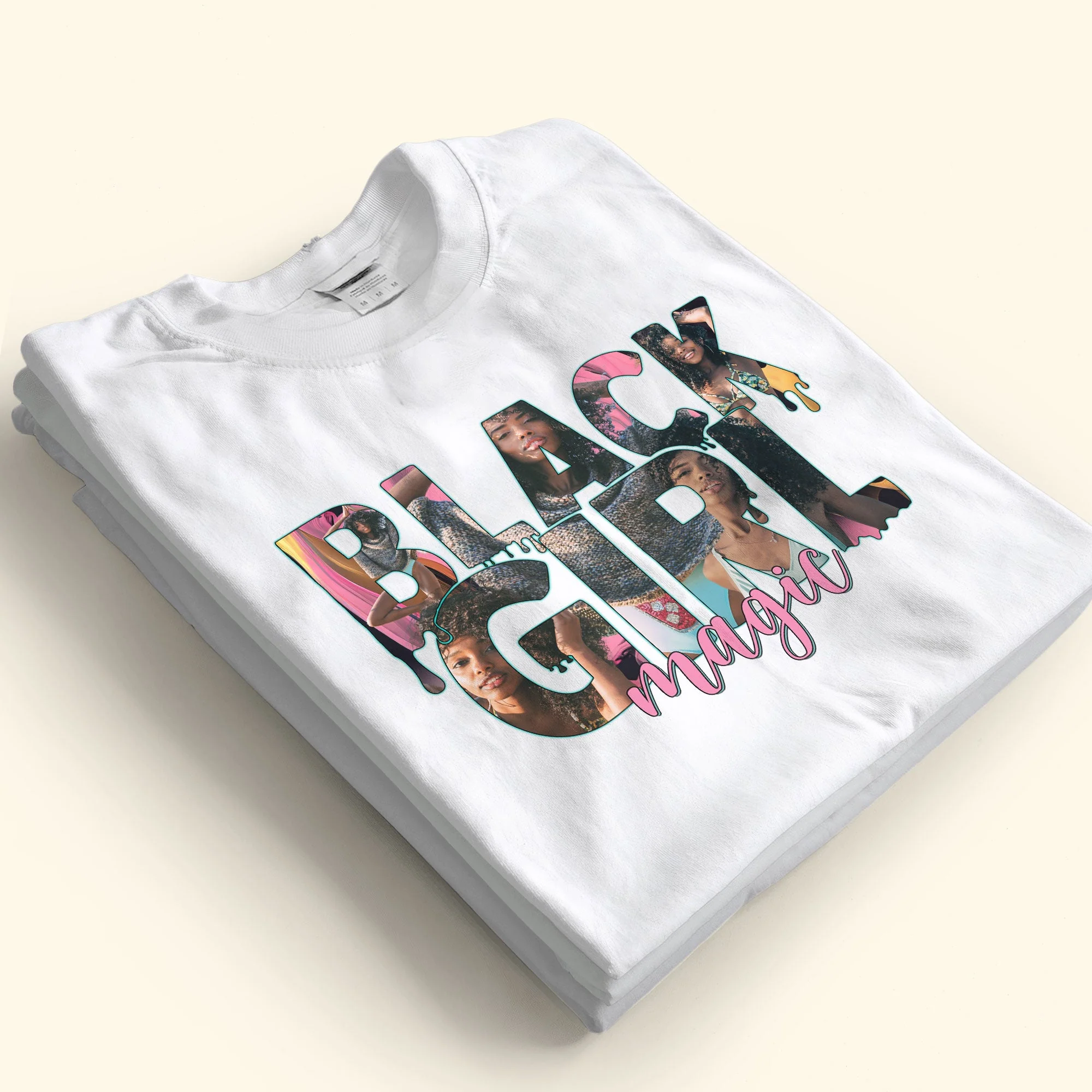 Black Girl Magic - Personalized Photo Shirt - Image 4