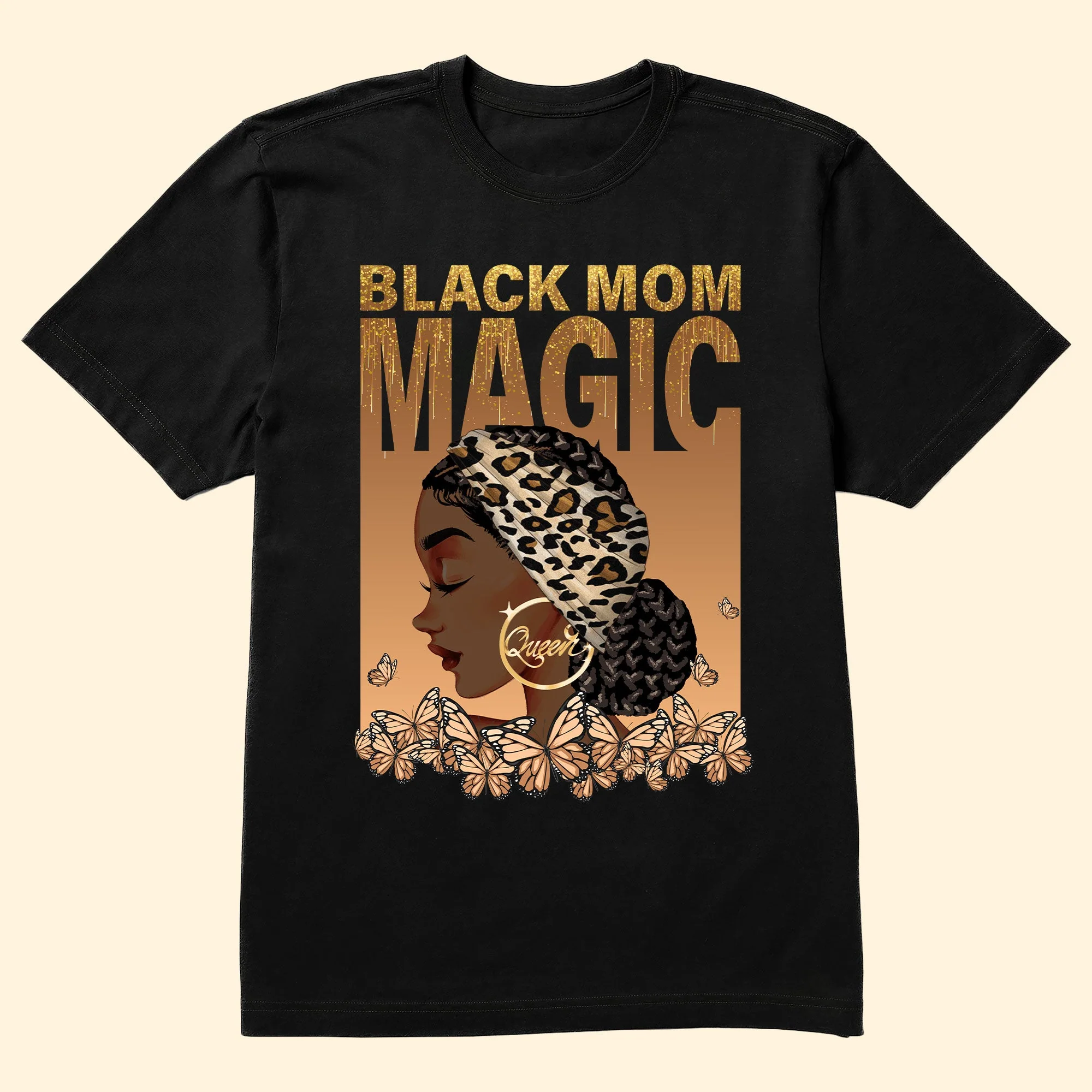 Black Mom Magic - Personalized Shirt - Image 2
