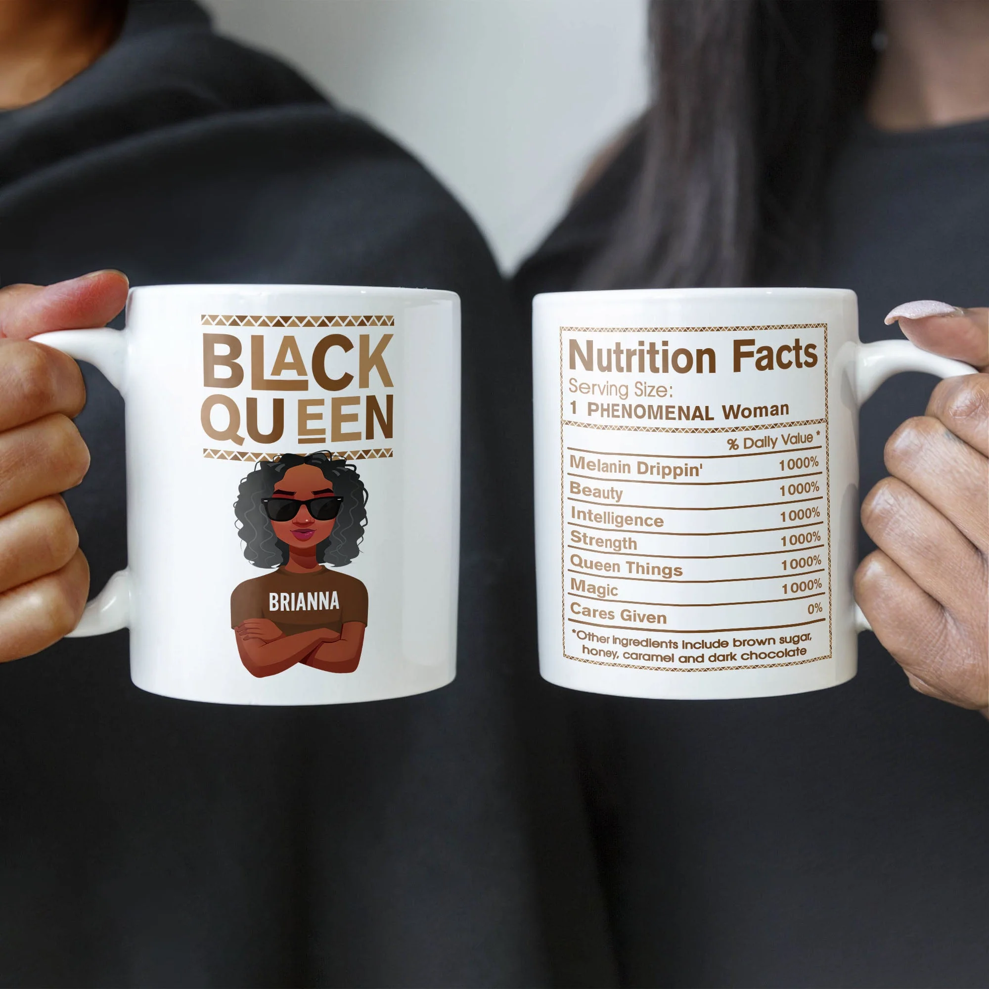Black Queen Facts - Personalized Mug - Image 4