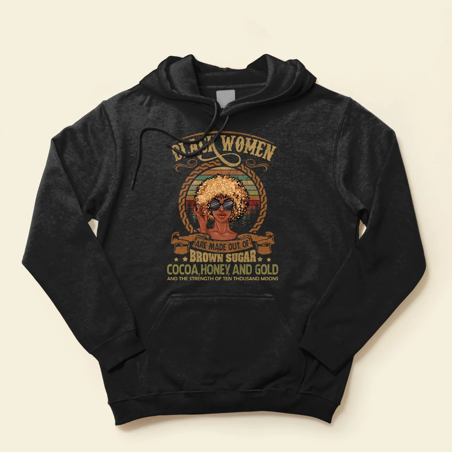 Black Woman Are Made Out Of Brown Sugar - Personalized Shirt - Gift For Black Woman - Image 4