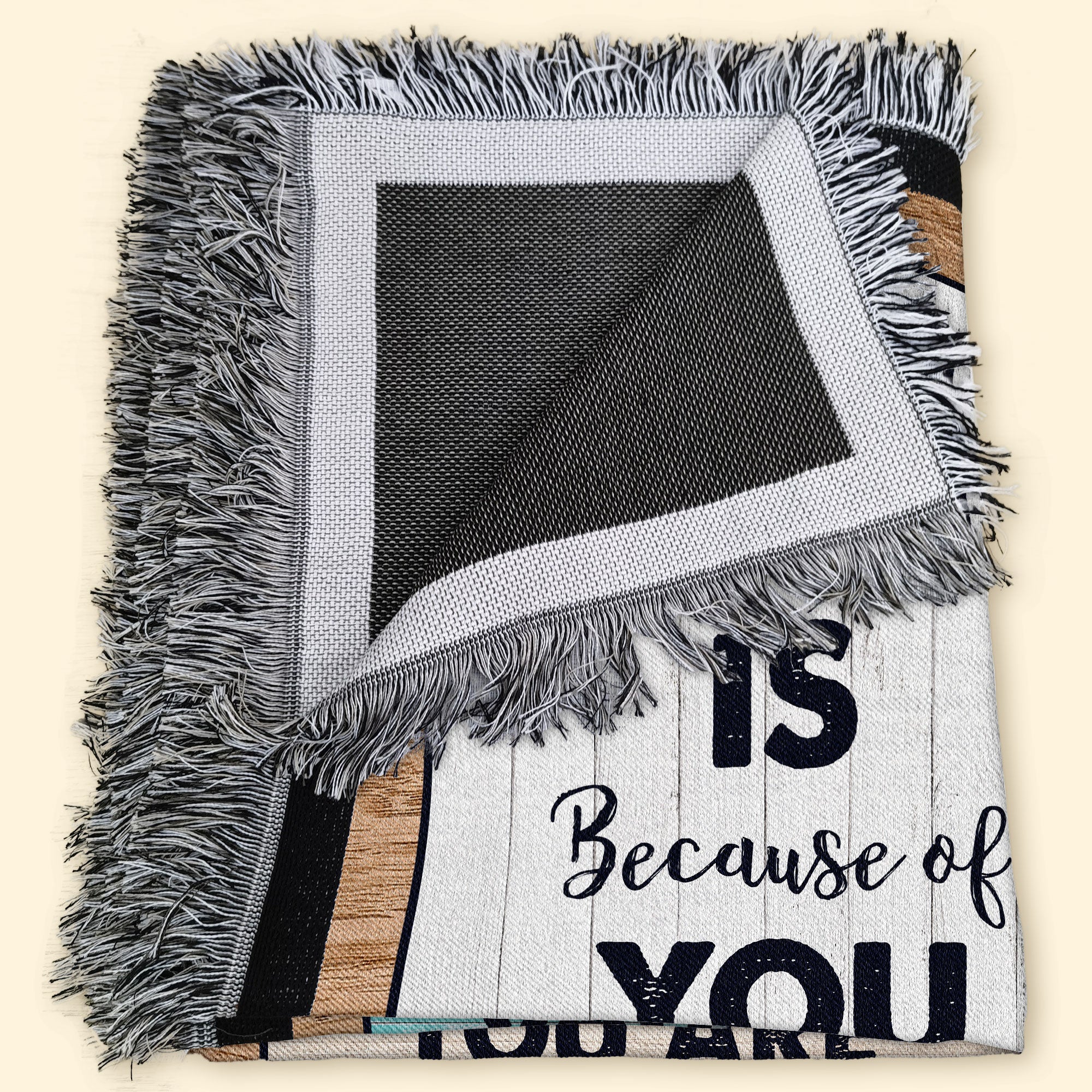 Blanket Reminds You How Much I Love You - Personalized Woven Blanket - Image 3