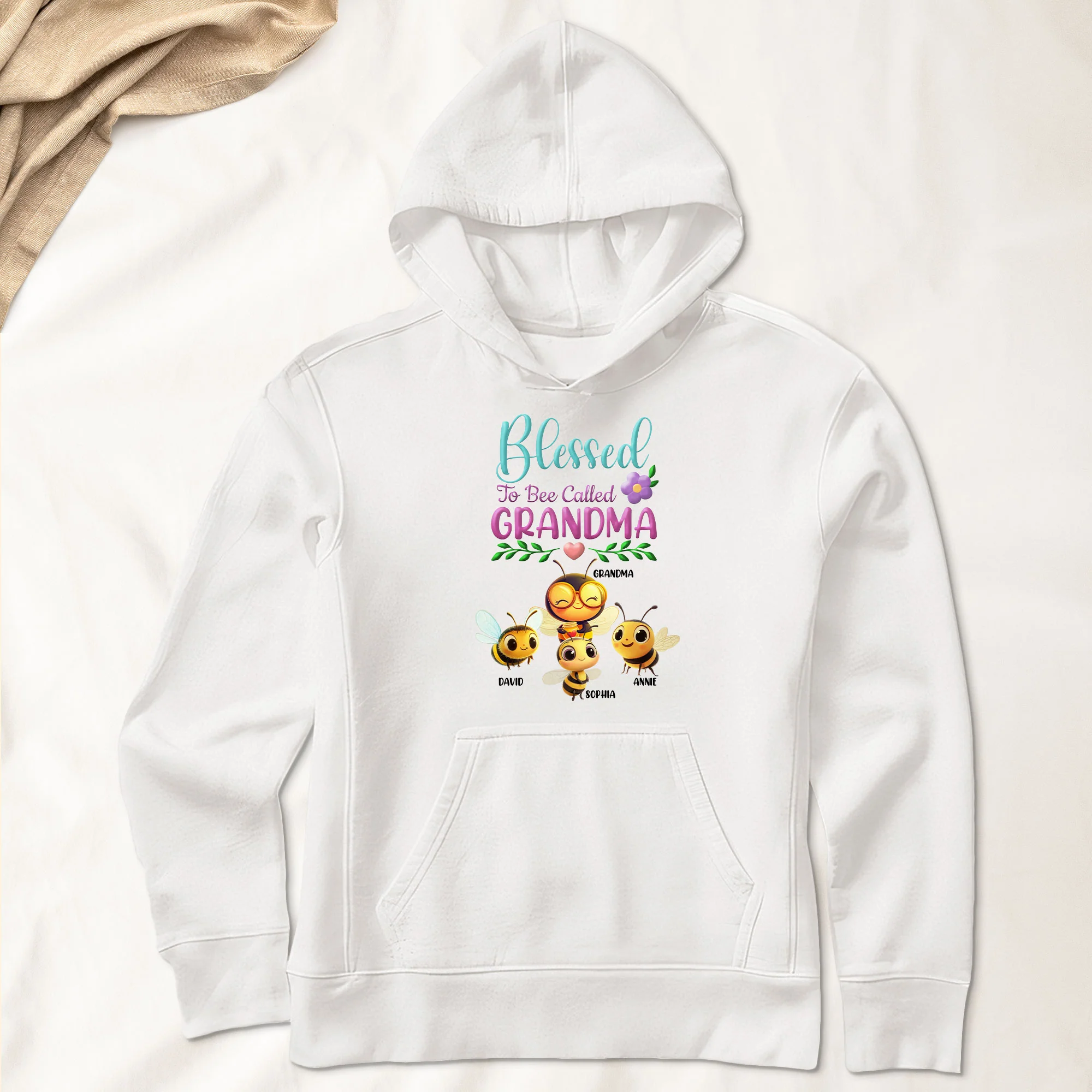 Blessed To Bee Called Grandma, Mom, Any Title - Personalized Shirt - Image 5