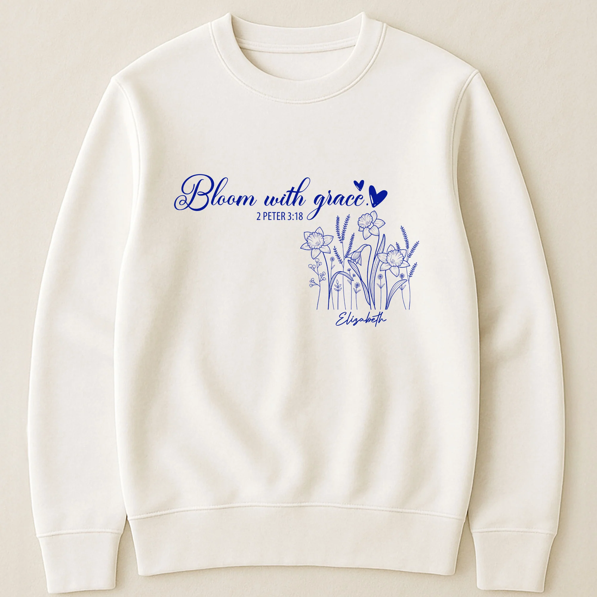 Bloom With Grace - Personalized Shirt - Image 3