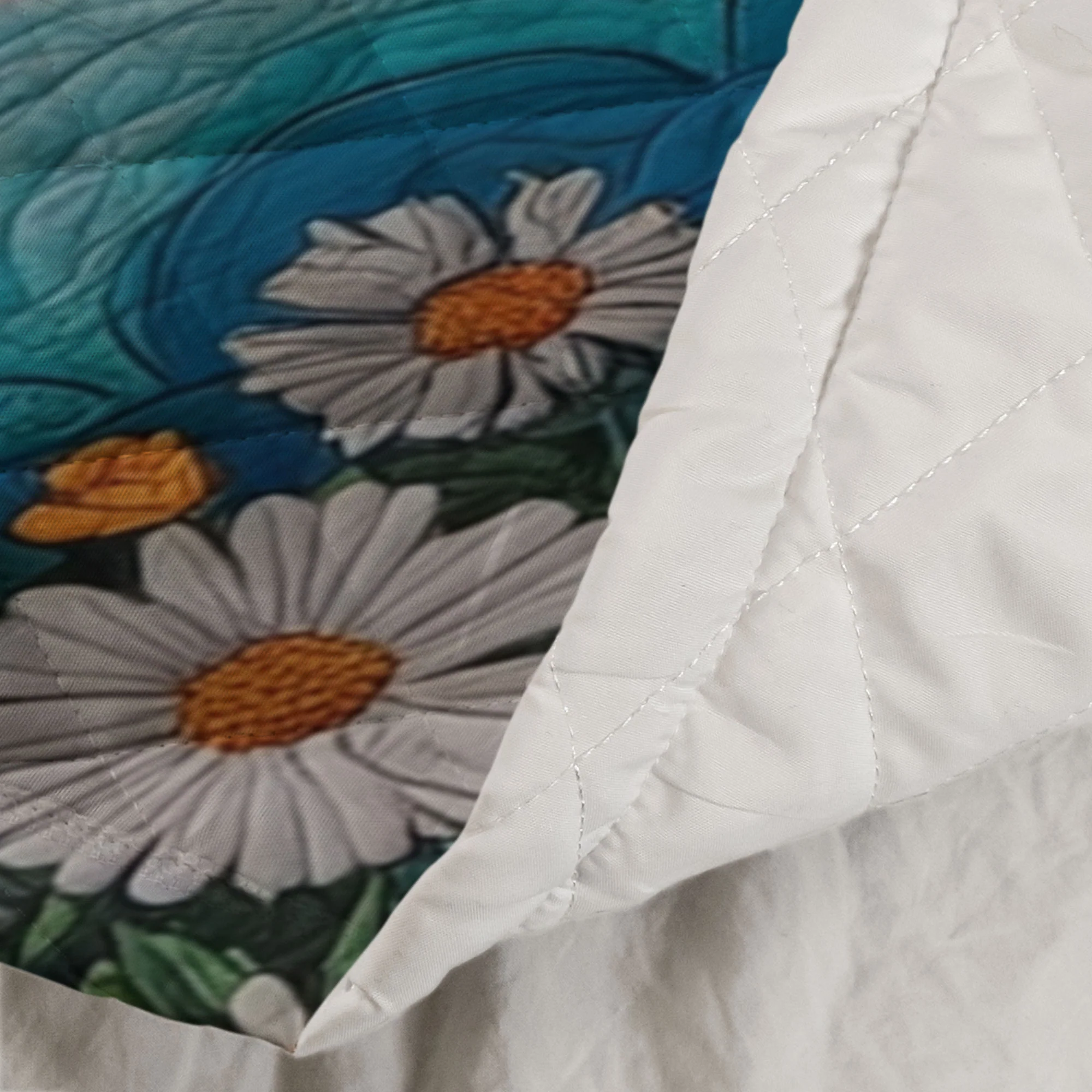 Boho Hippy Mushroom Sunrise Background - Custom Quilt Set - Image 6