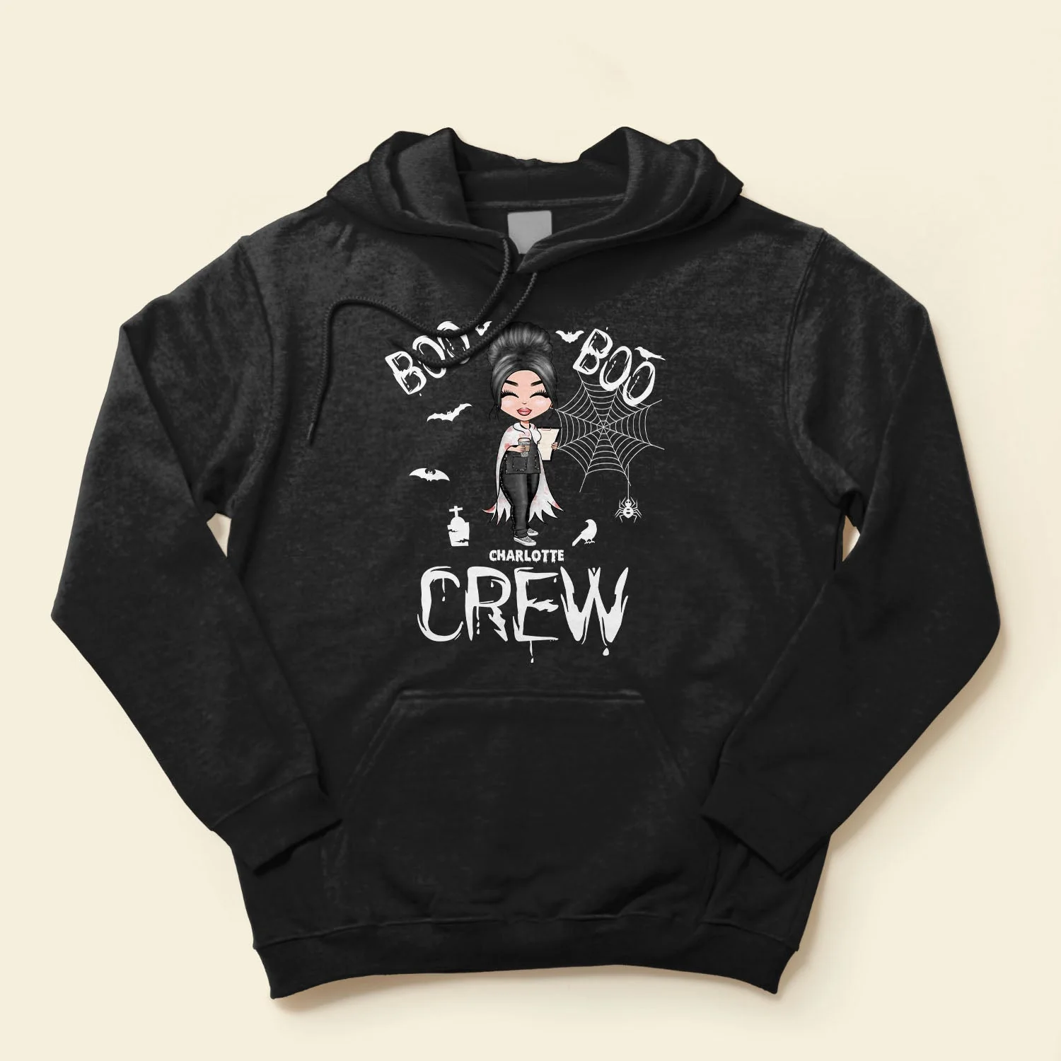 Boo Boo Crew - Personalized Shirt - Halloween  Gift For Doctor & Nurse - Cartoon Nurse - Image 4