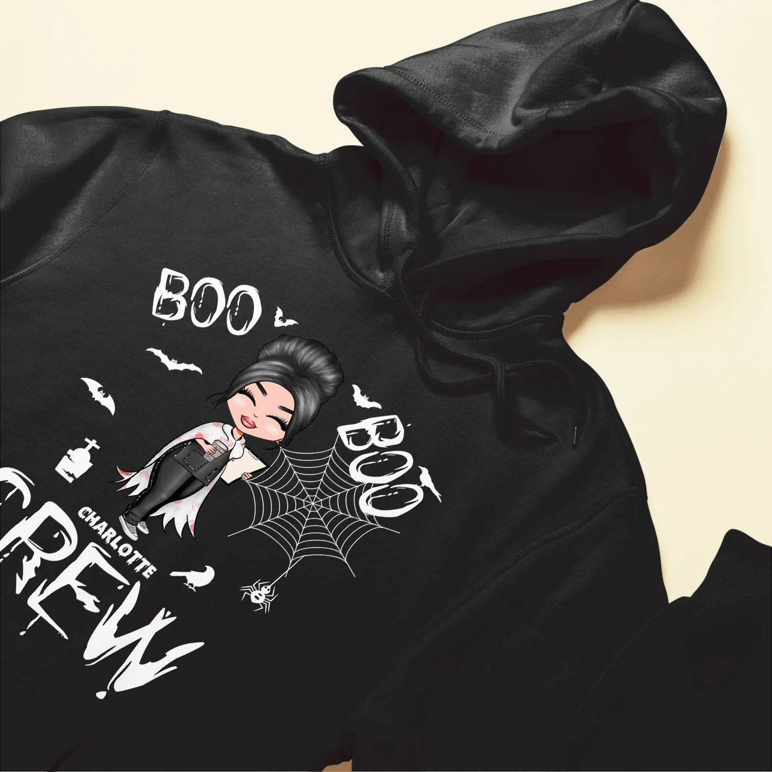 Boo Boo Crew - Personalized Shirt - Halloween  Gift For Doctor & Nurse - Cartoon Nurse - Image 6