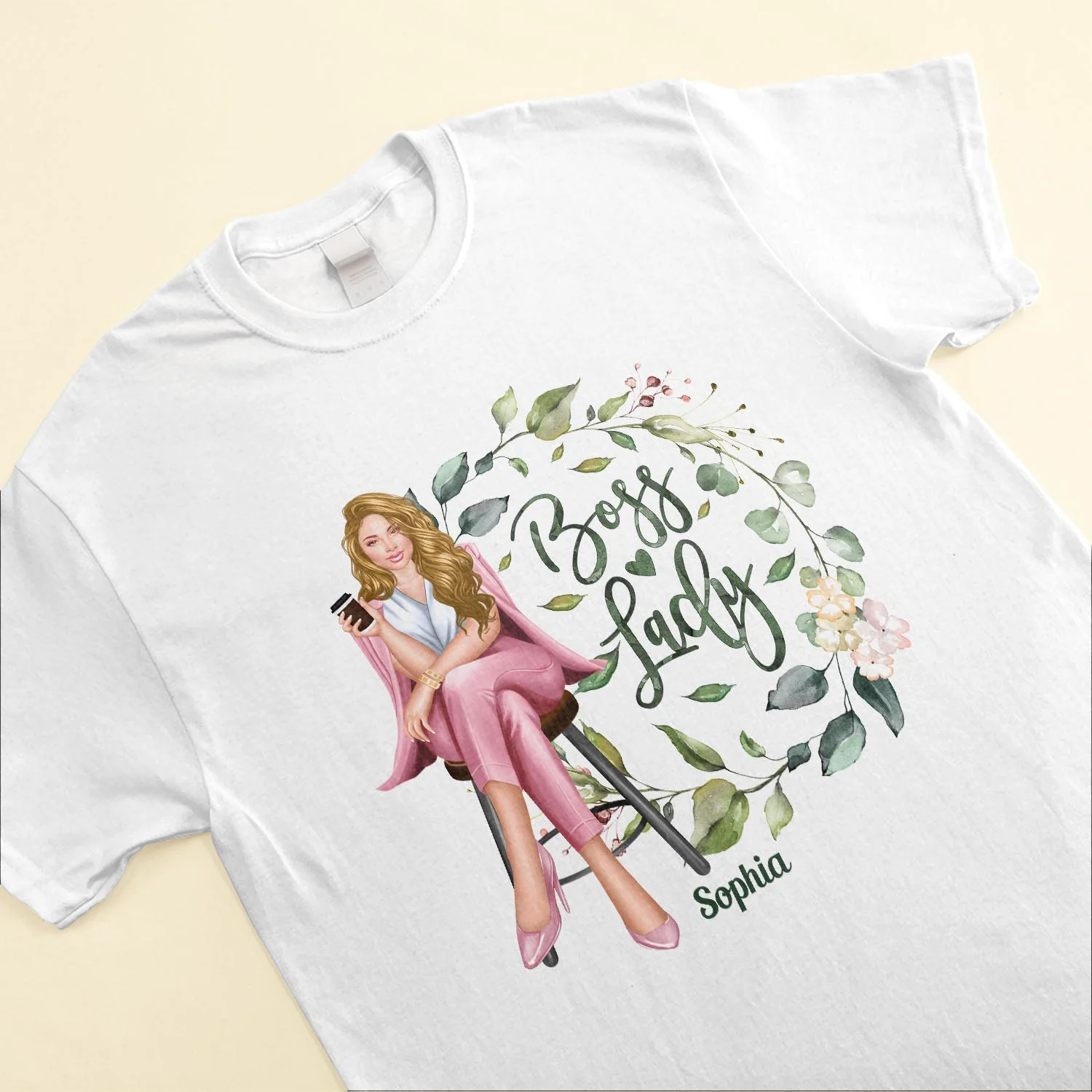 Boss Lady - Personalized Shirt - Birthday Gift Motivational Gift For Woman, Wife, Boss - Image 3