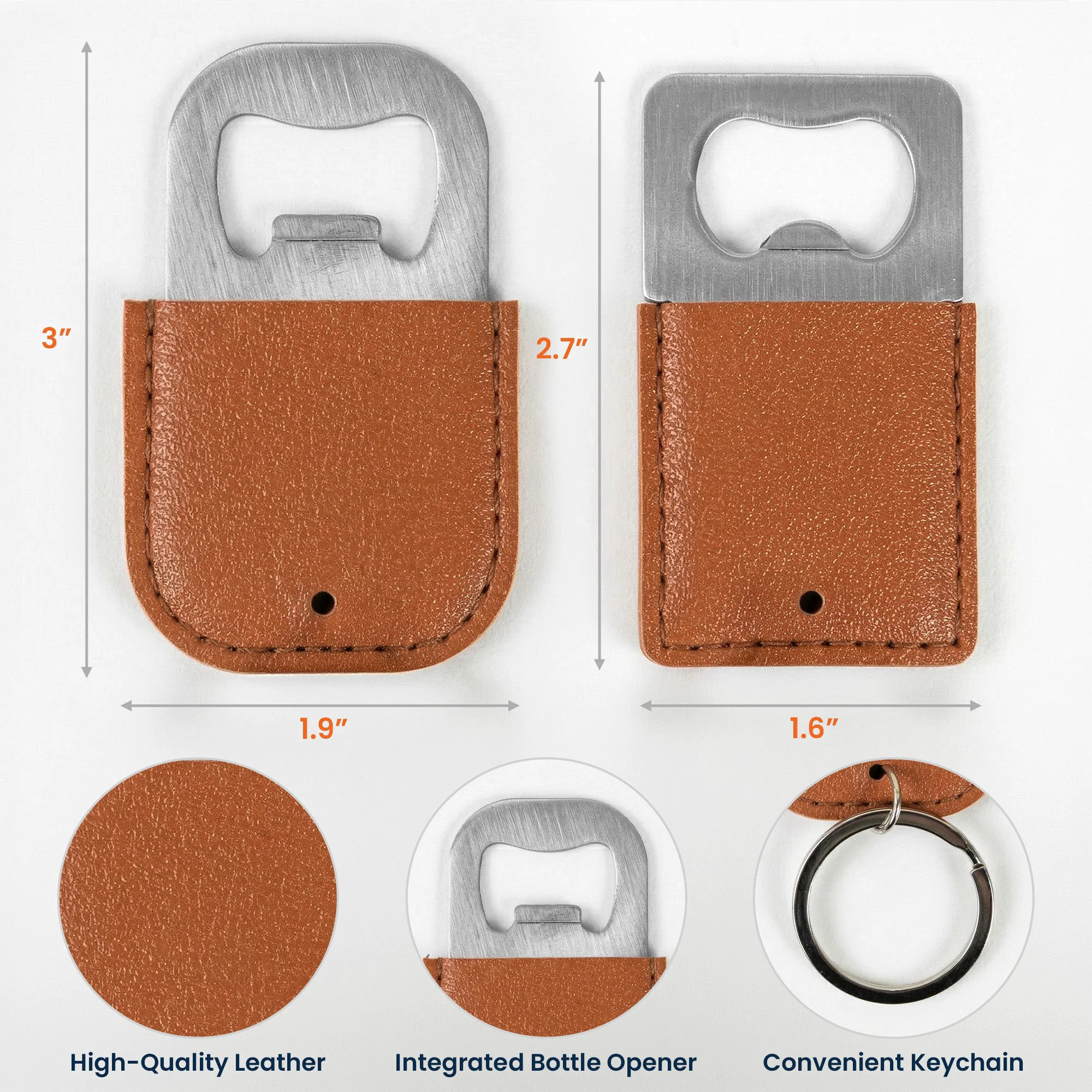 Bottle Opener Wedding Favors Wedding Thank You Gift - Personalized Keychain - Image 5