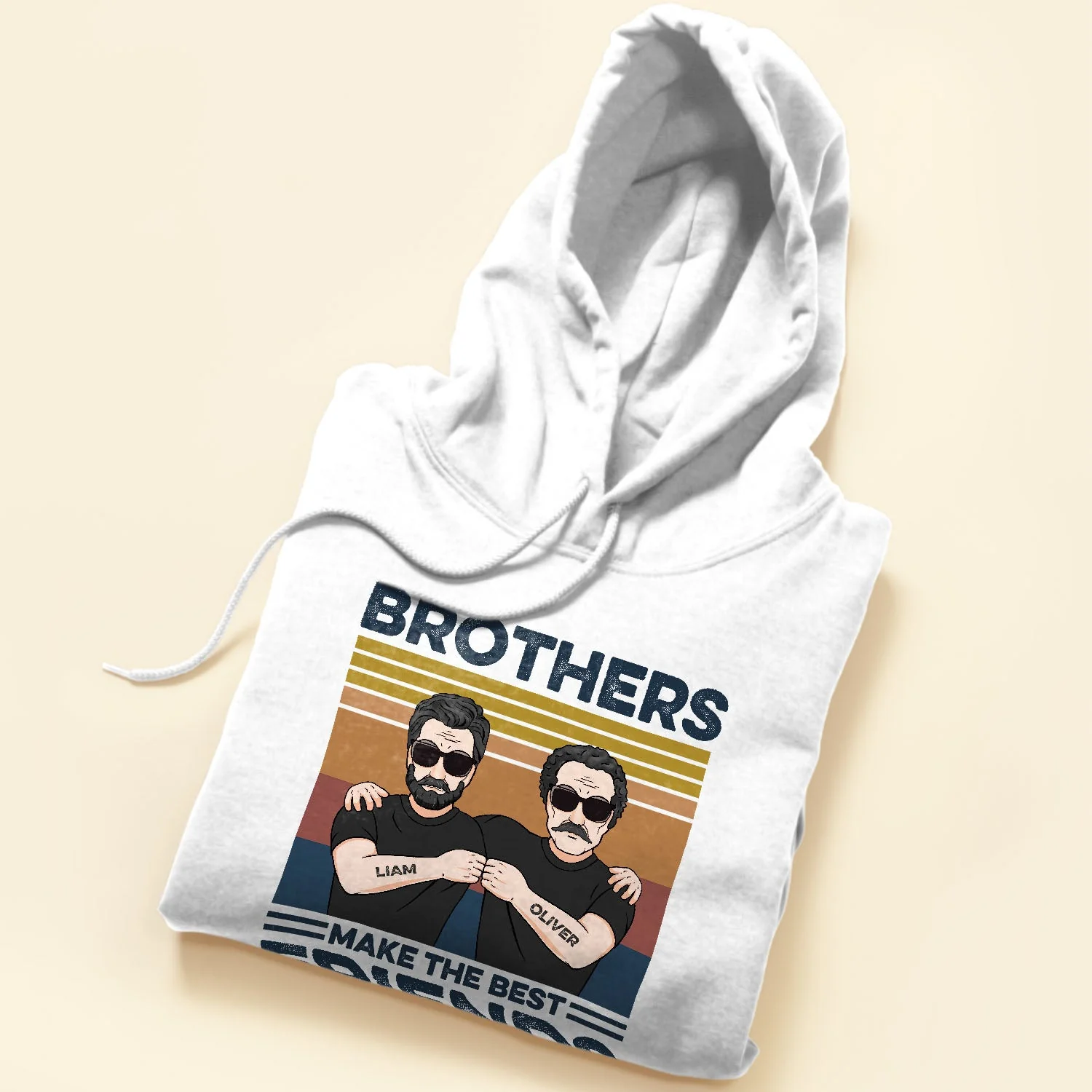 Brothers Make The Best Friends - Personalized Shirt - Birthday Gift For Brothers - Image 5