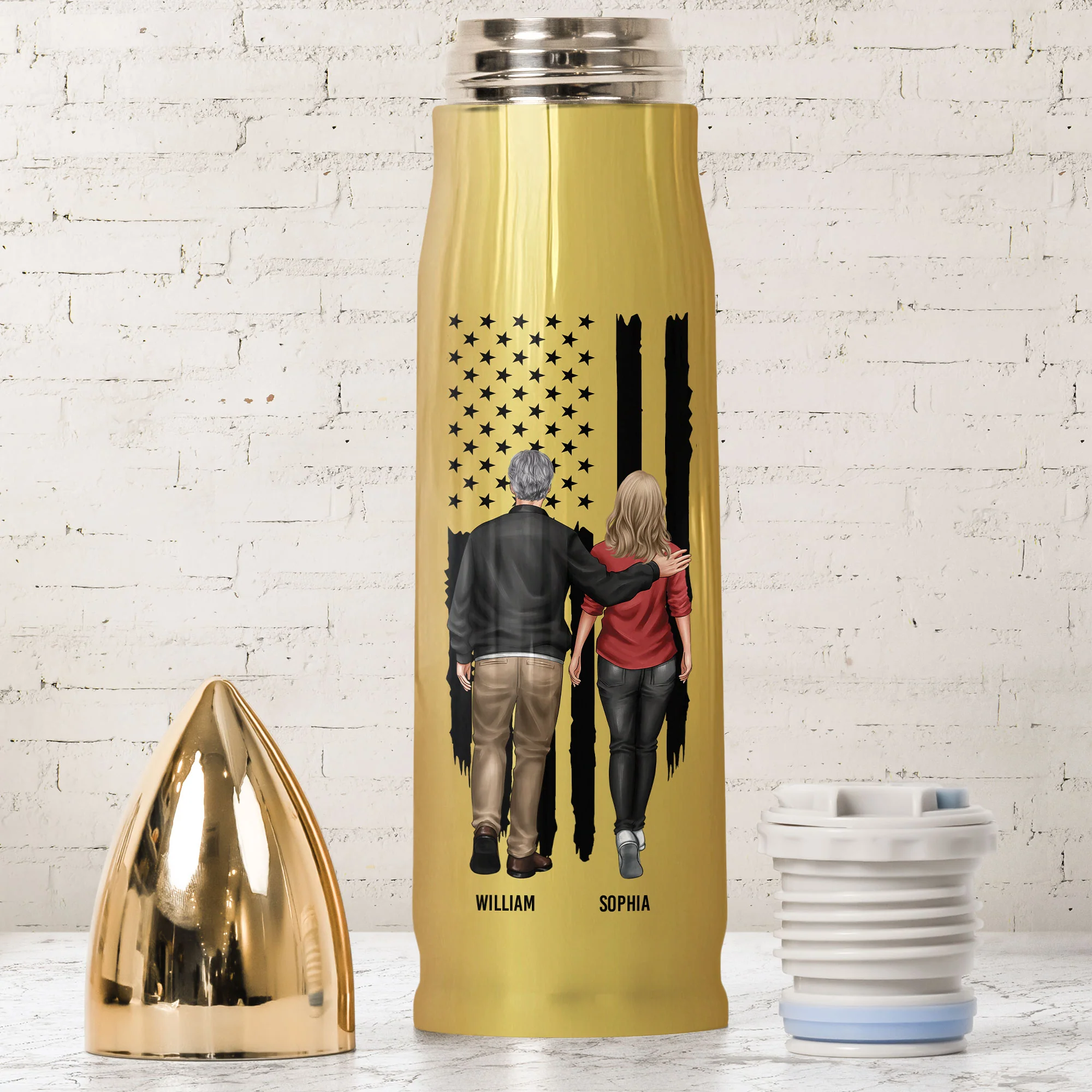 Bullet Tumbler Sometimes You Forget You're Awesome - Personalized Bullet Tumbler - Image 2