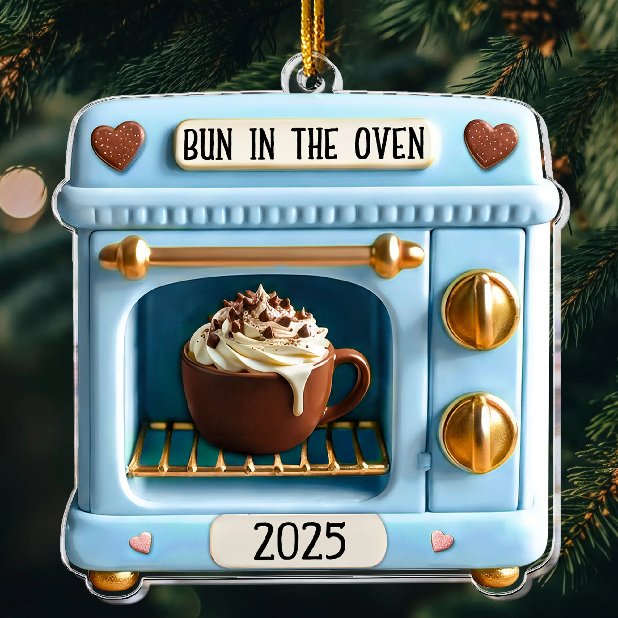 Bun In The Oven - Acrylic Ornament - Image 14