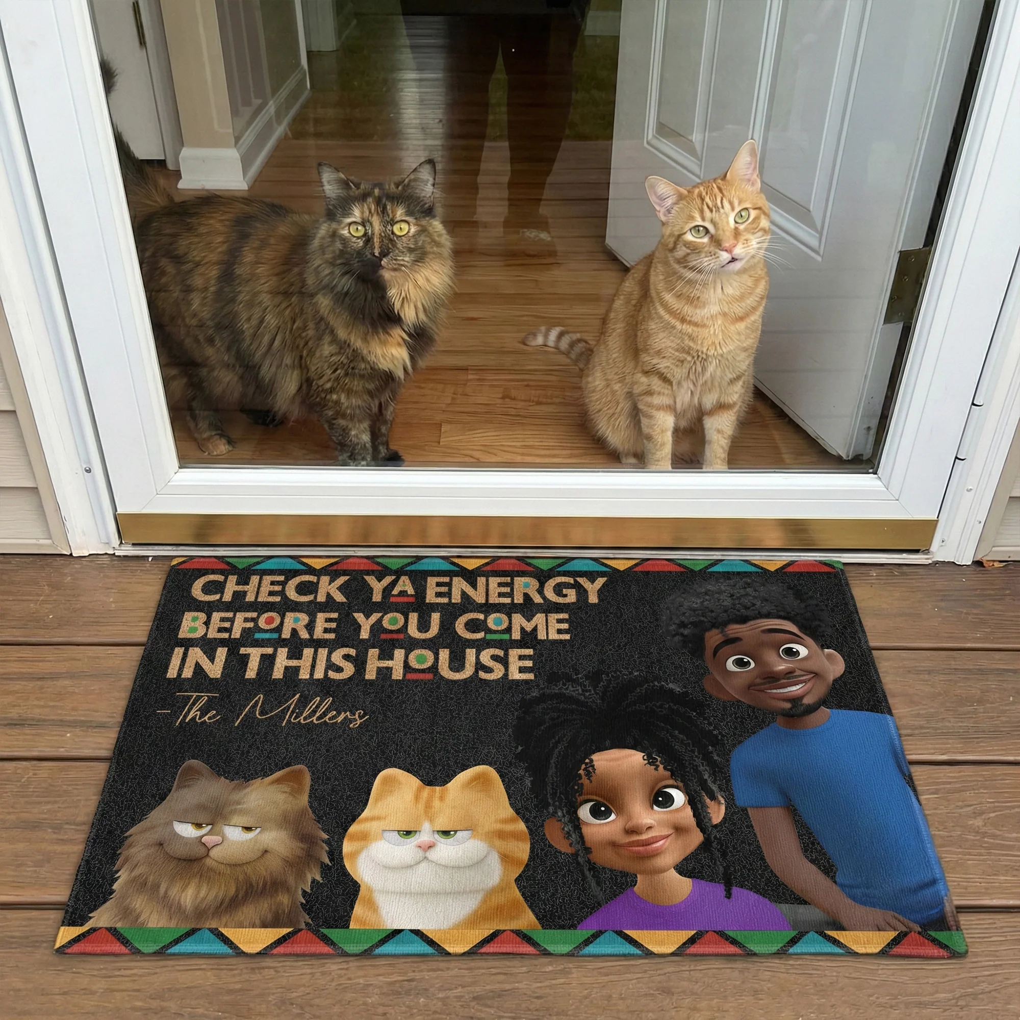But Did You Call First? - New Version - Personalized Doormat - Image 2