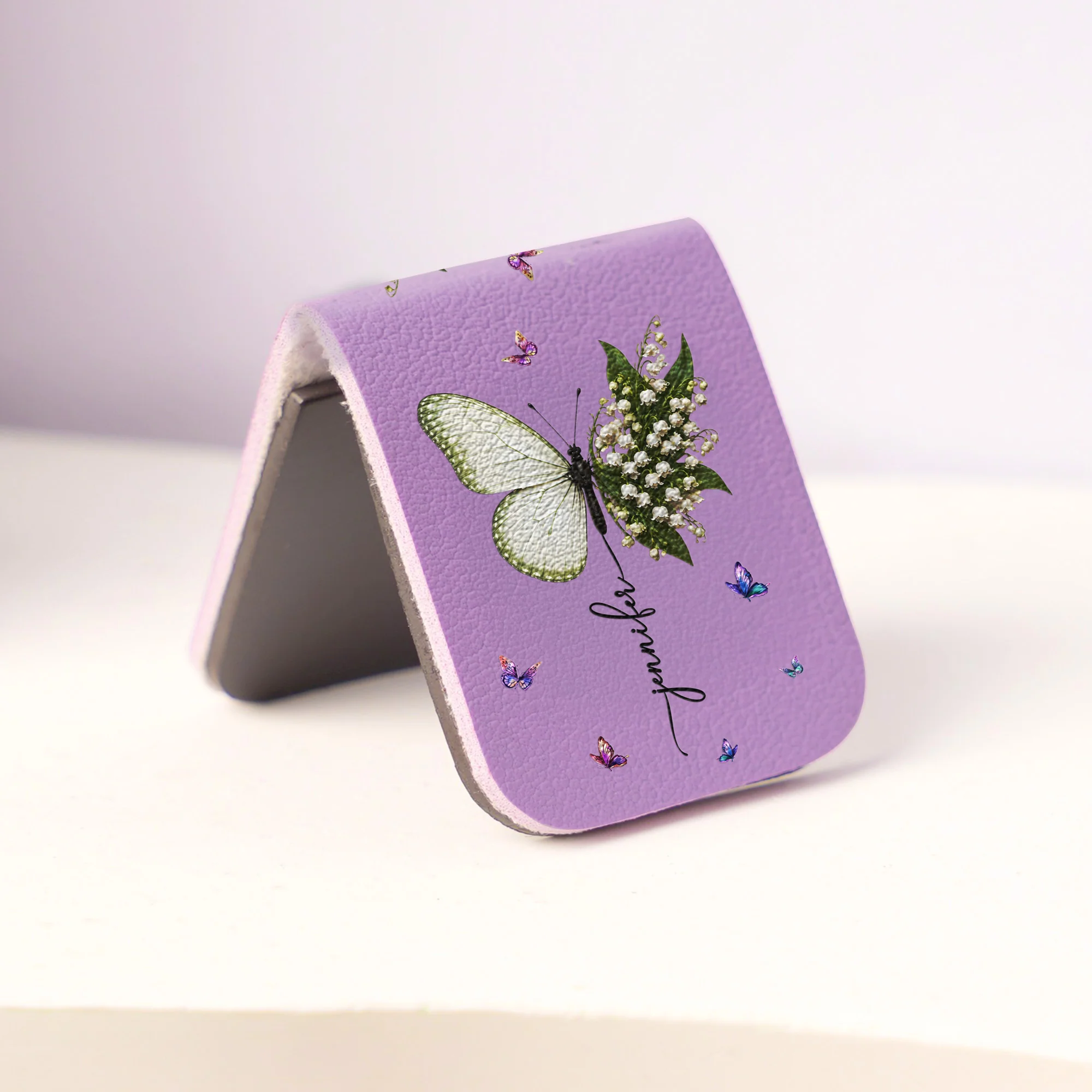 Butterfly Birth Flower Gift For Self, Friends, Daughter - Personalized Bookmark - Image 3