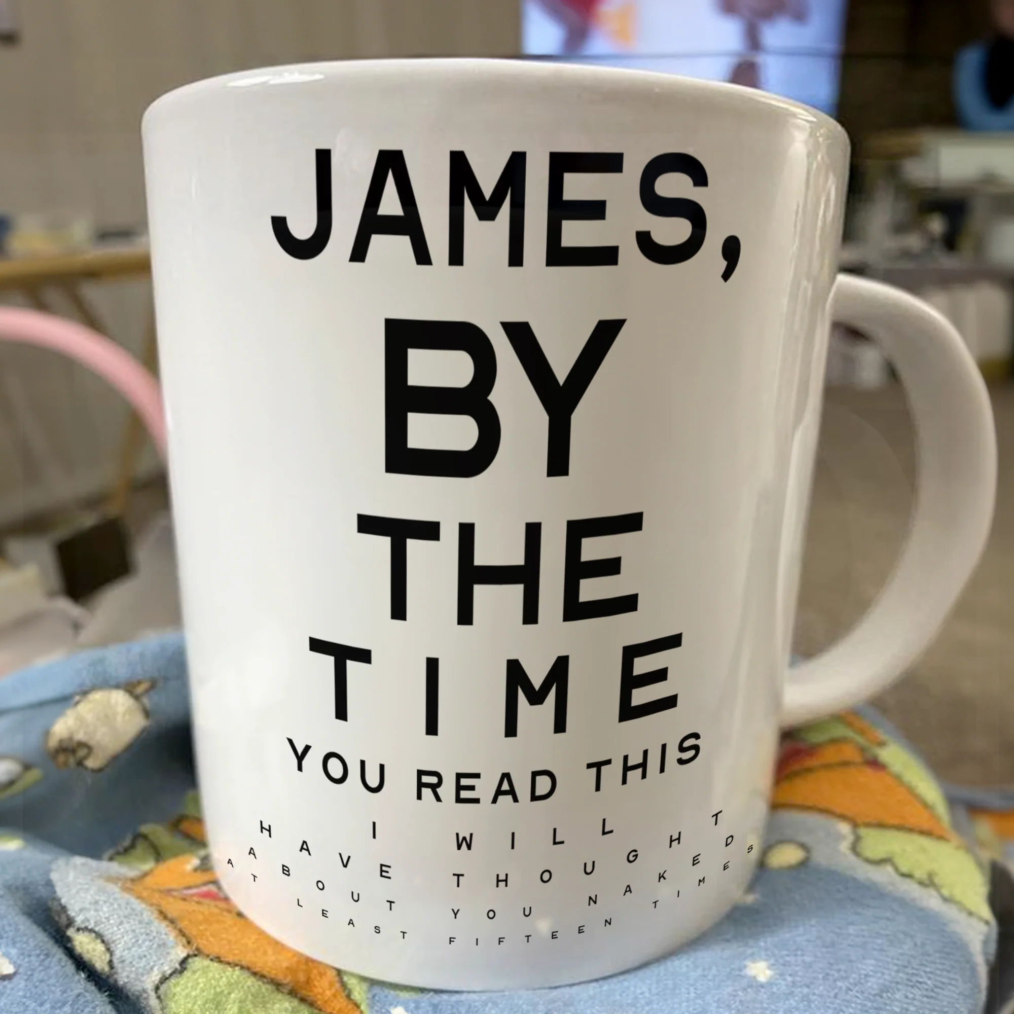 By The Time You Read This, You Will Have Thought About Me Naked - Personalized Mug - Image 3