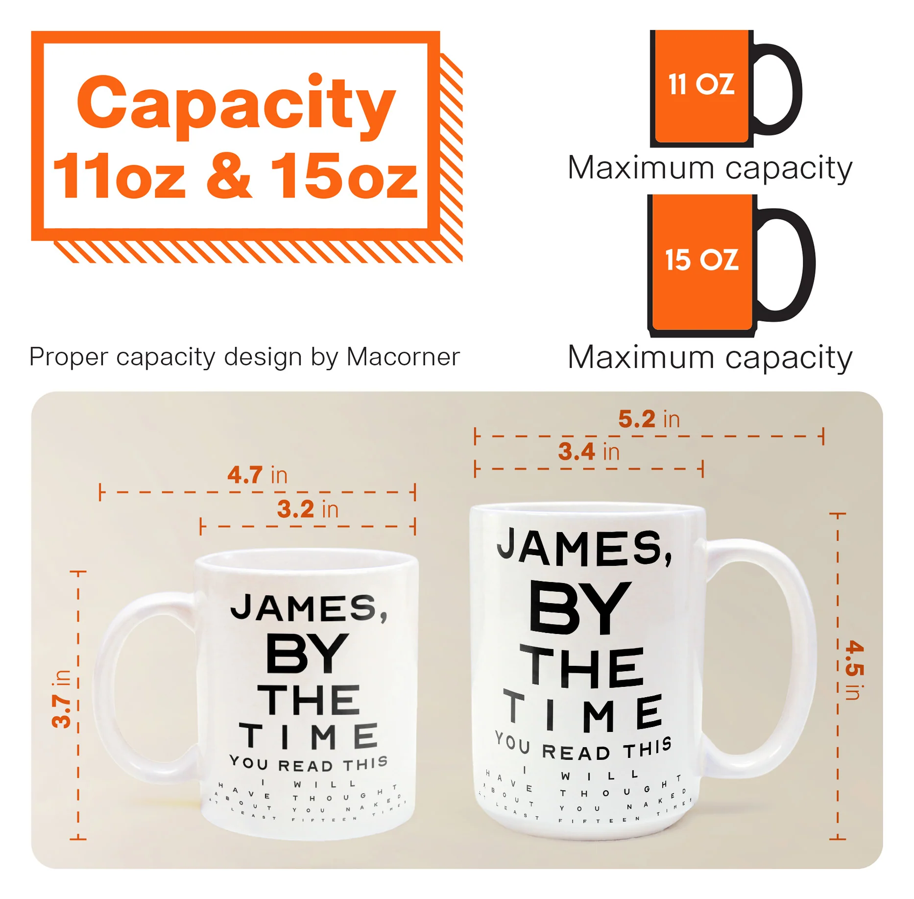 By The Time You Read This, You Will Have Thought About Me Naked - Personalized Mug - Image 5