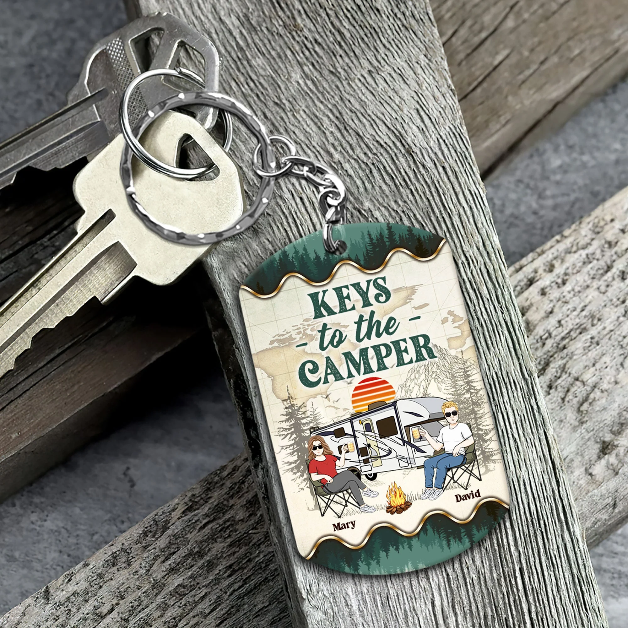 Camper Keys - Personalized Keychain - Image 3
