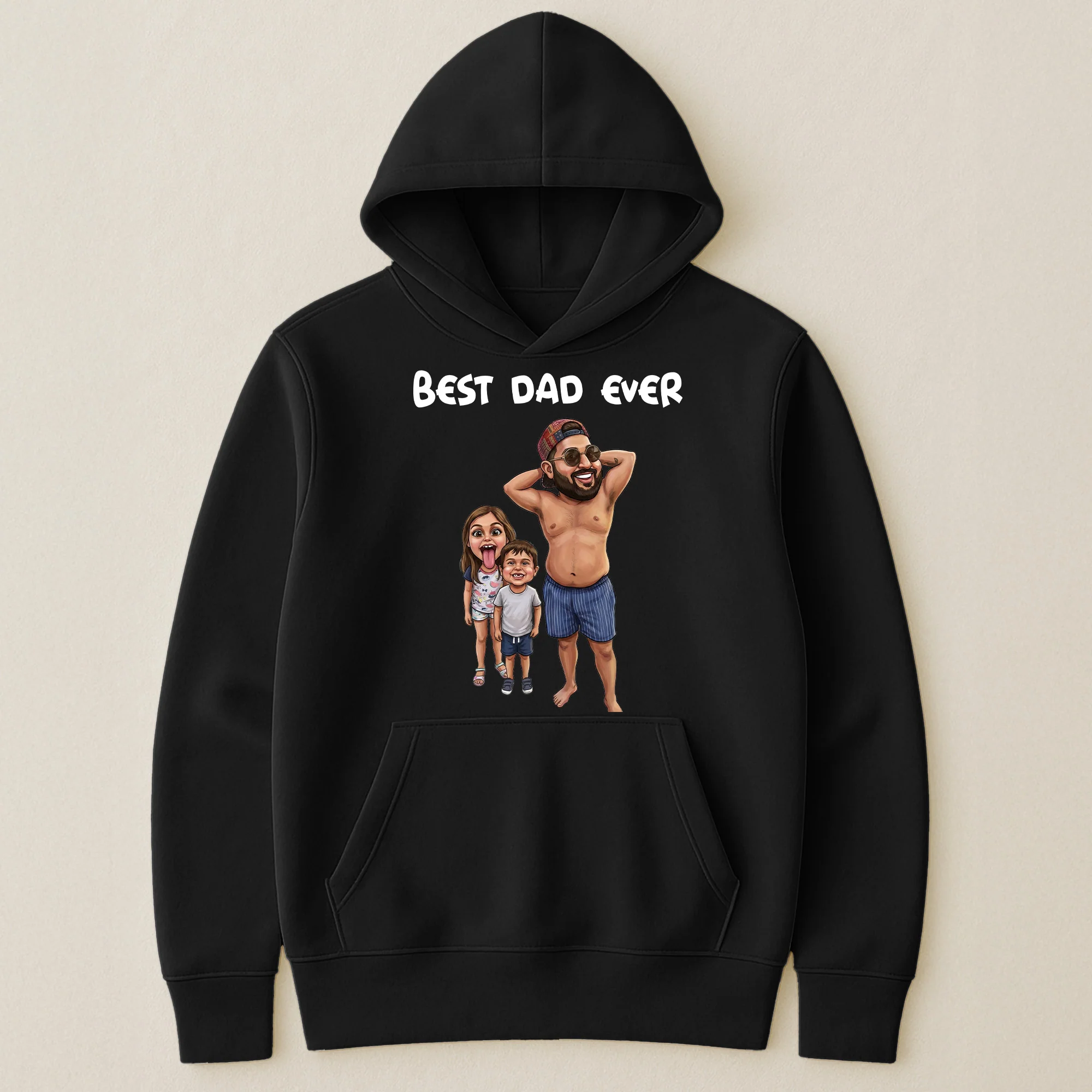 Caricature Funny Shirt For Dad, Family - Custom Cartoon Drawing From Photo - Personalized Shirt - Image 6