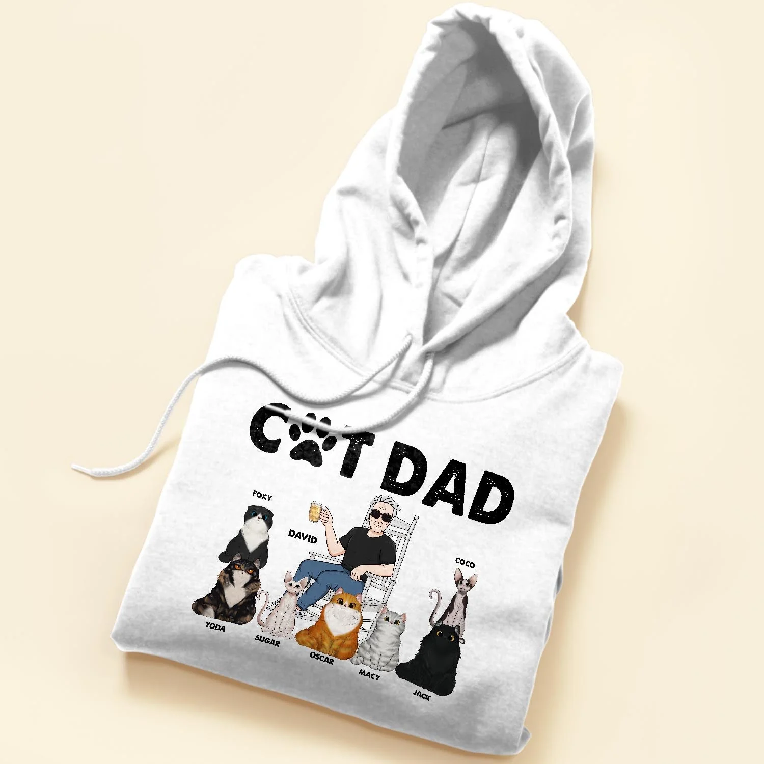 Cat Dad - Personalized Shirt - Birthday, Funny, Father's Day Gift For Husband, Dad, Grandpa, Cat Lover, Cat Owner - Image 5