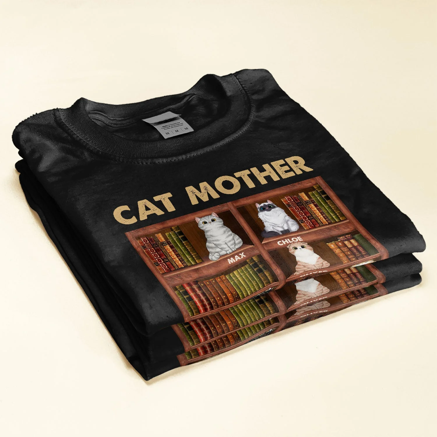 Cat Parents Book Lovers - Personalized Shirt - Birthday Gift For Cat Mom, Cat Dad - Image 2