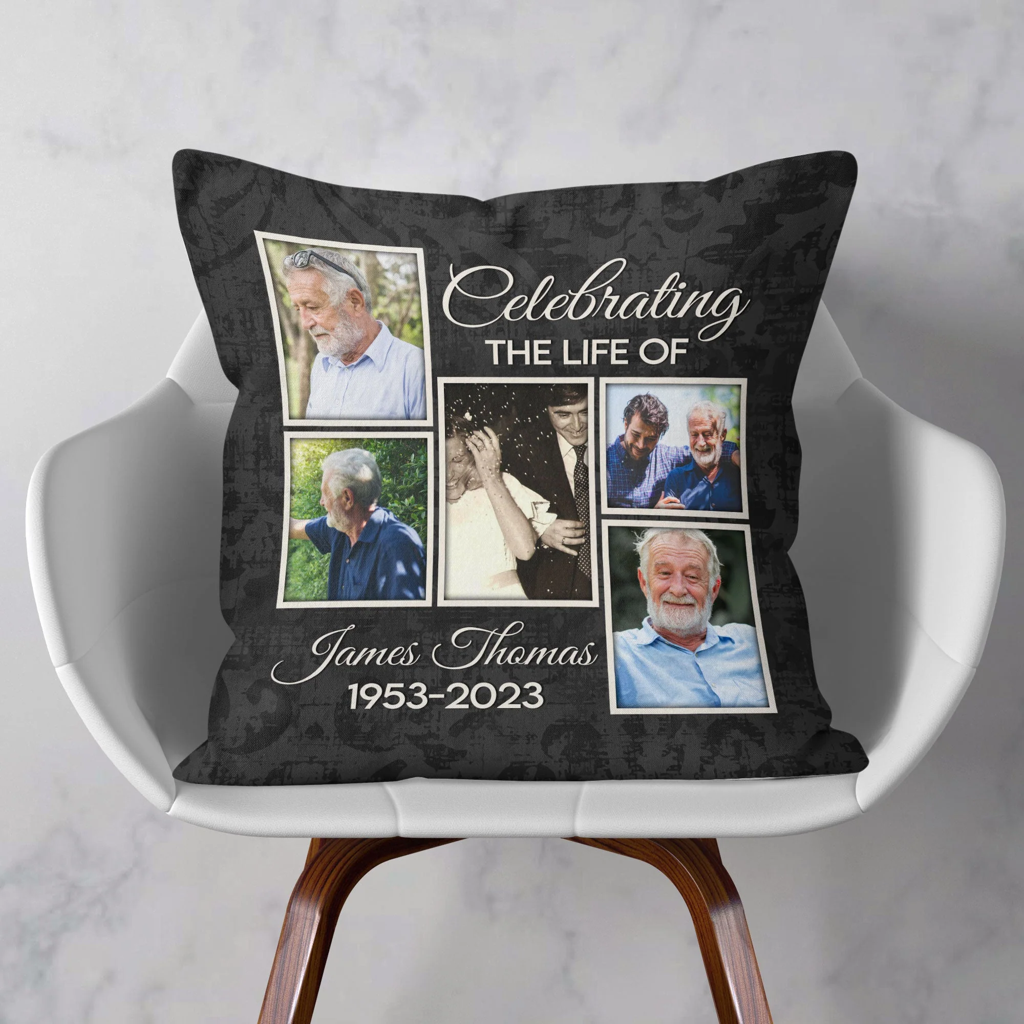 Celebrate A Life - Personalized Photo Pillow - Image 4