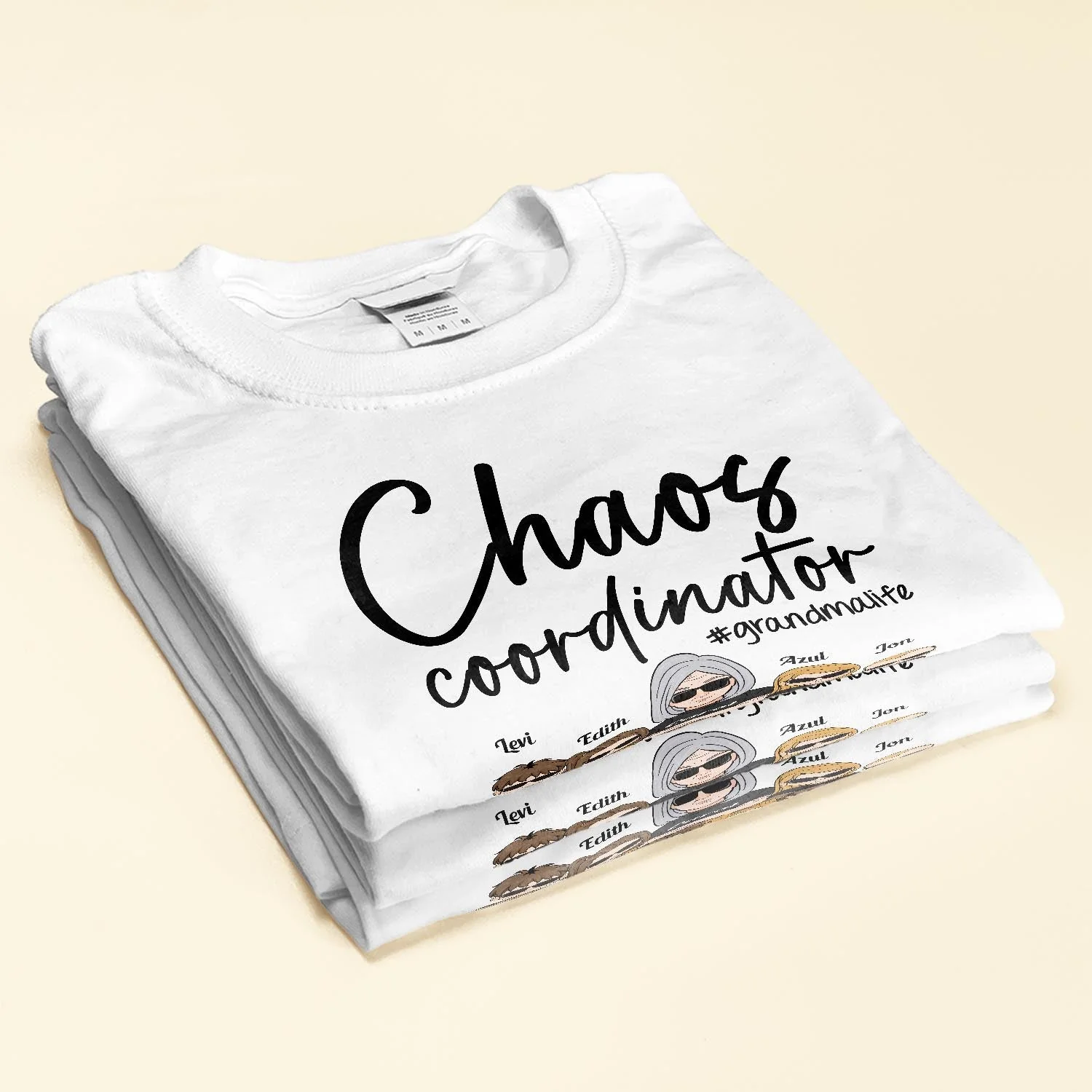 Chaos Coordinator - Personalized Shirt - Birthday, Mother's Day, Funny Gift For Mom, Mother, Grandma, Nana, Mimi - Image 2