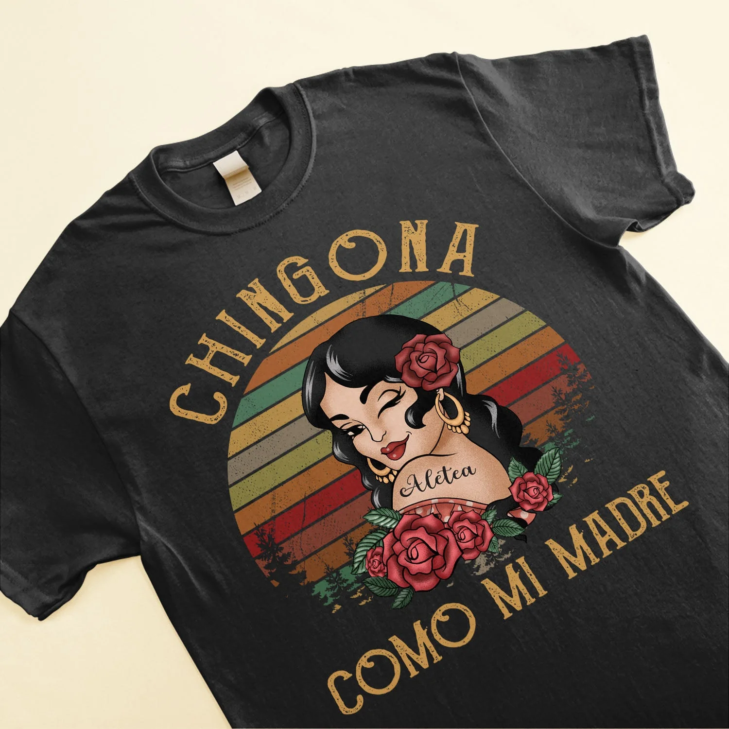 Chingona Como Mi Madre  - Personalized Shirt - Hispanic Month Gift For Hispanics & Latinos - Image 3