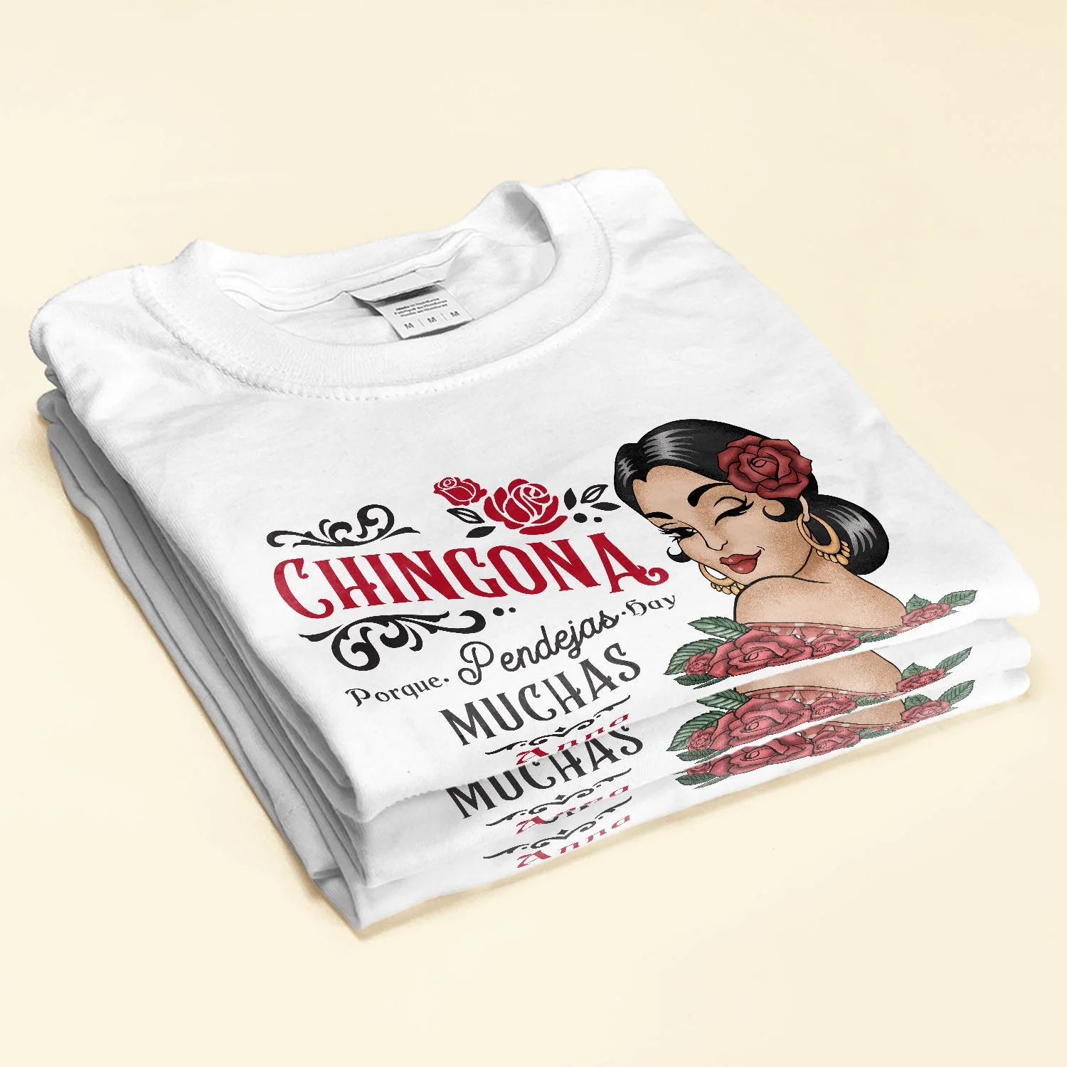 Chingona Porque Pendejas Hay Muchas - Personalized Shirt - Hispanic Heritage Month Gift For Hispanics - Image 2