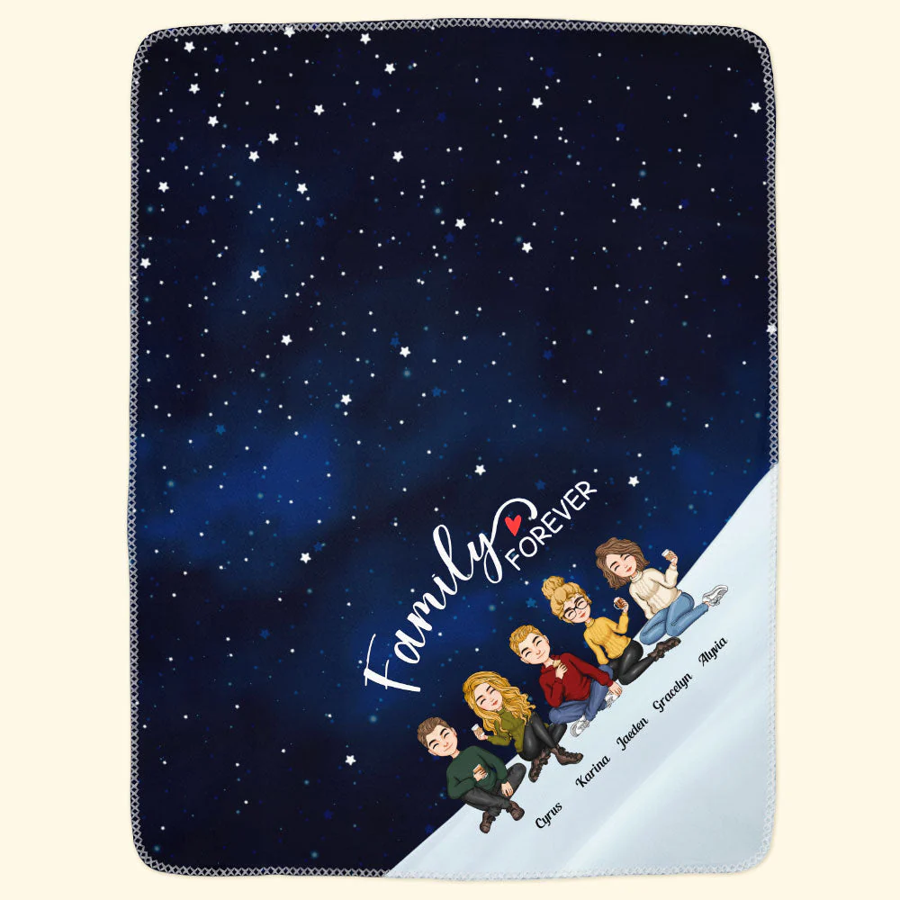 Christmas Eve - Family Forever - Personalized Blanket - Christmas, New Year Gift For Family, Sisters, Brothers, Sibling - Image 3