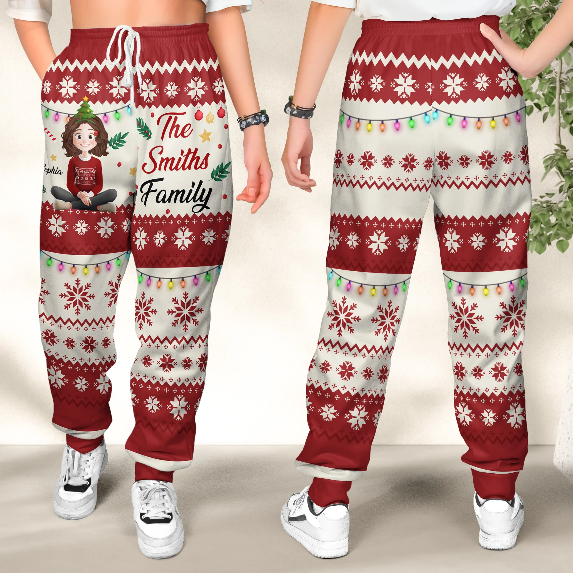 Christmas Our Family - Personalized Sweatpants - Image 3