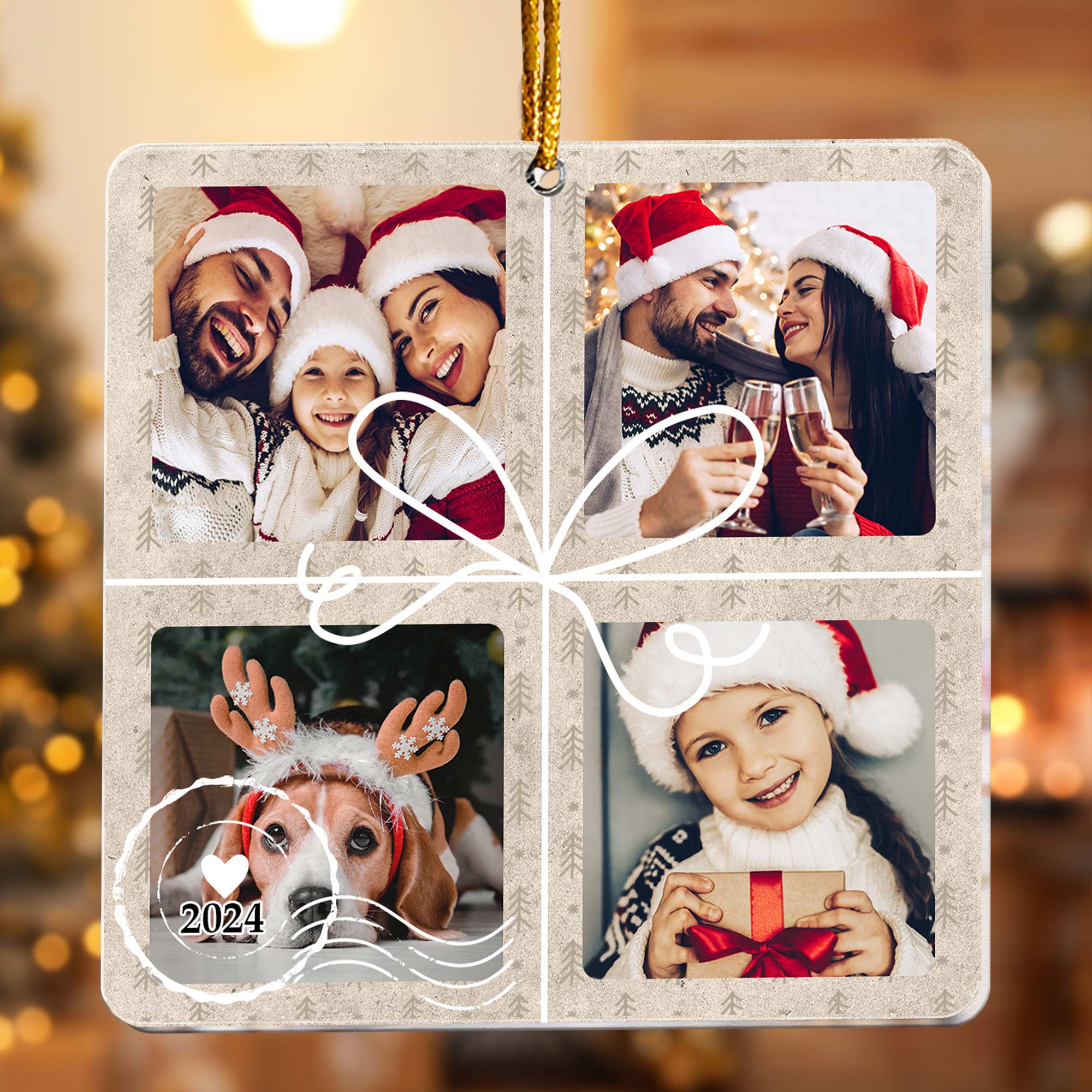 Christmas Special Delivery - Personalized Acrylic Photo Ornament - Image 5