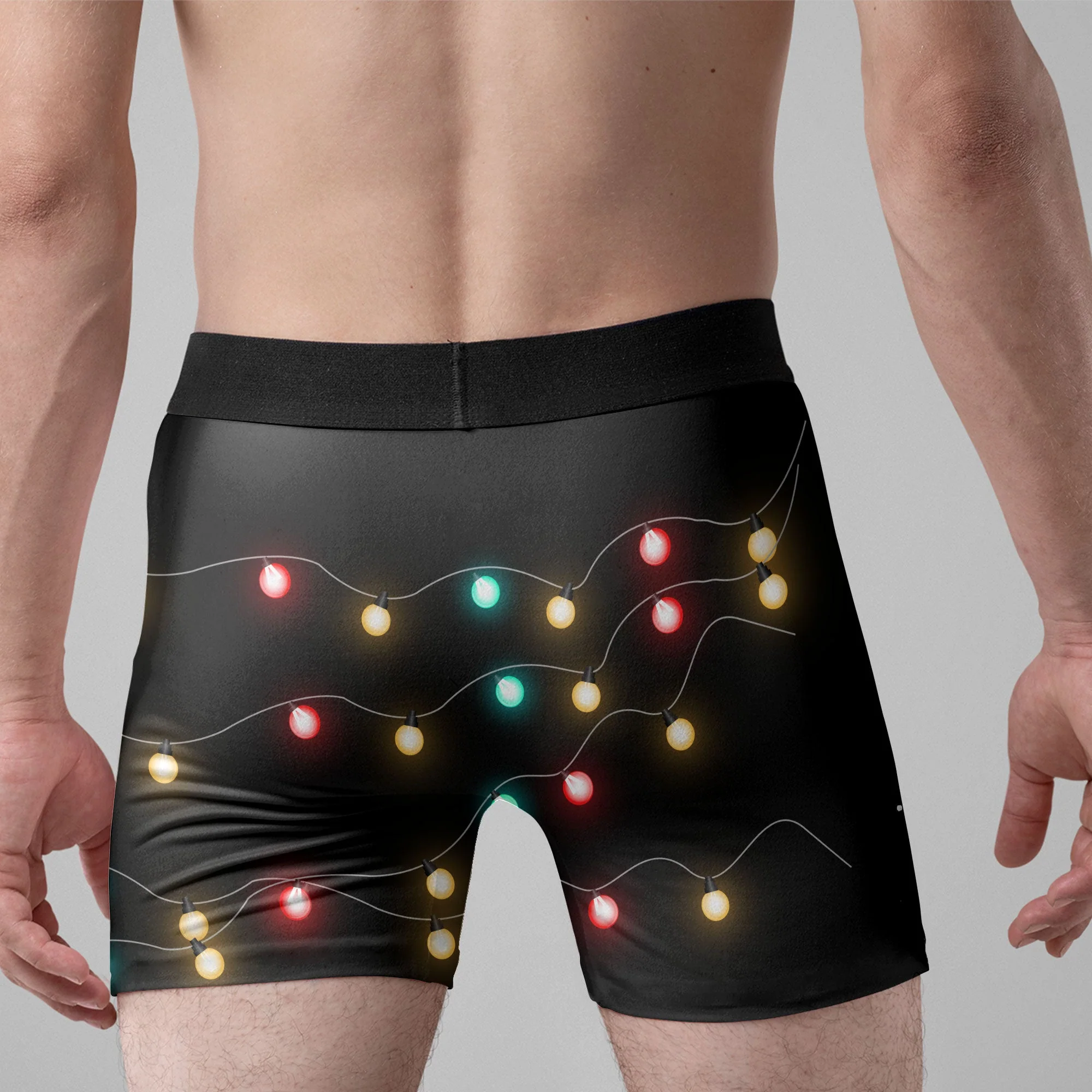 Christmas To Do List Funny - Personalized Men's Boxer Briefs - Image 3