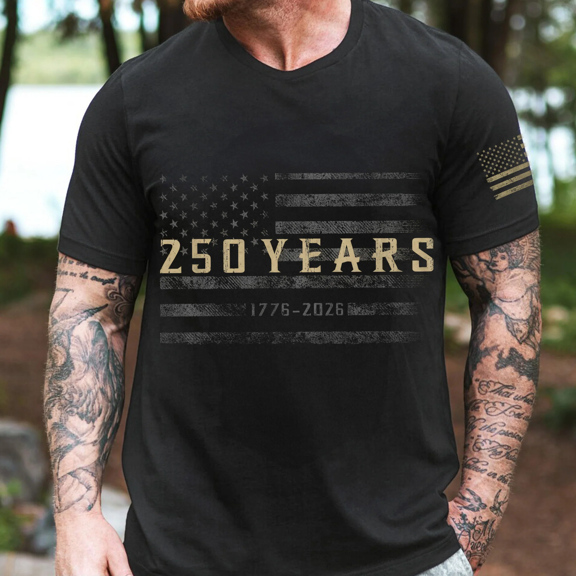 Classic Design 250 Years Of Freedom - Shirt - Image 11