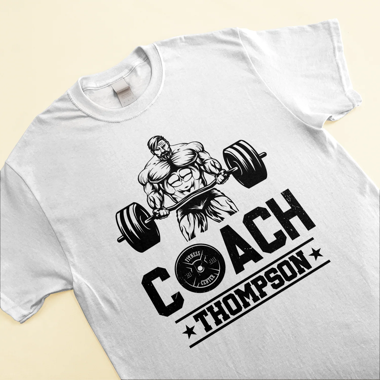 Coach Gym - Personalized Shirt - Birthday Gift For Personal Trainer - Old Man Lifting - Image 3