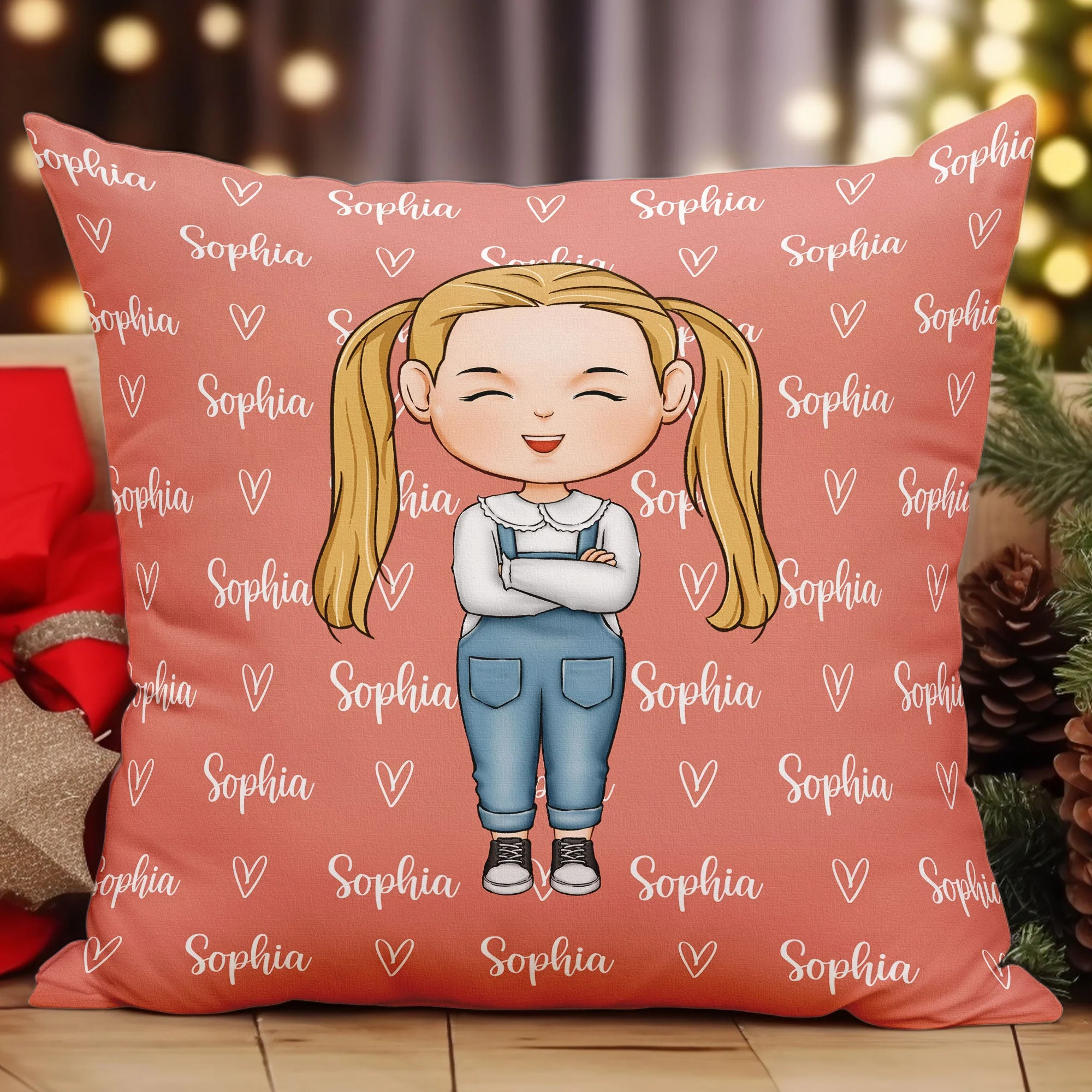 Personalized Name Pillow - Gift For Kids - Personalized Pillow (Insert Included) - Image 2