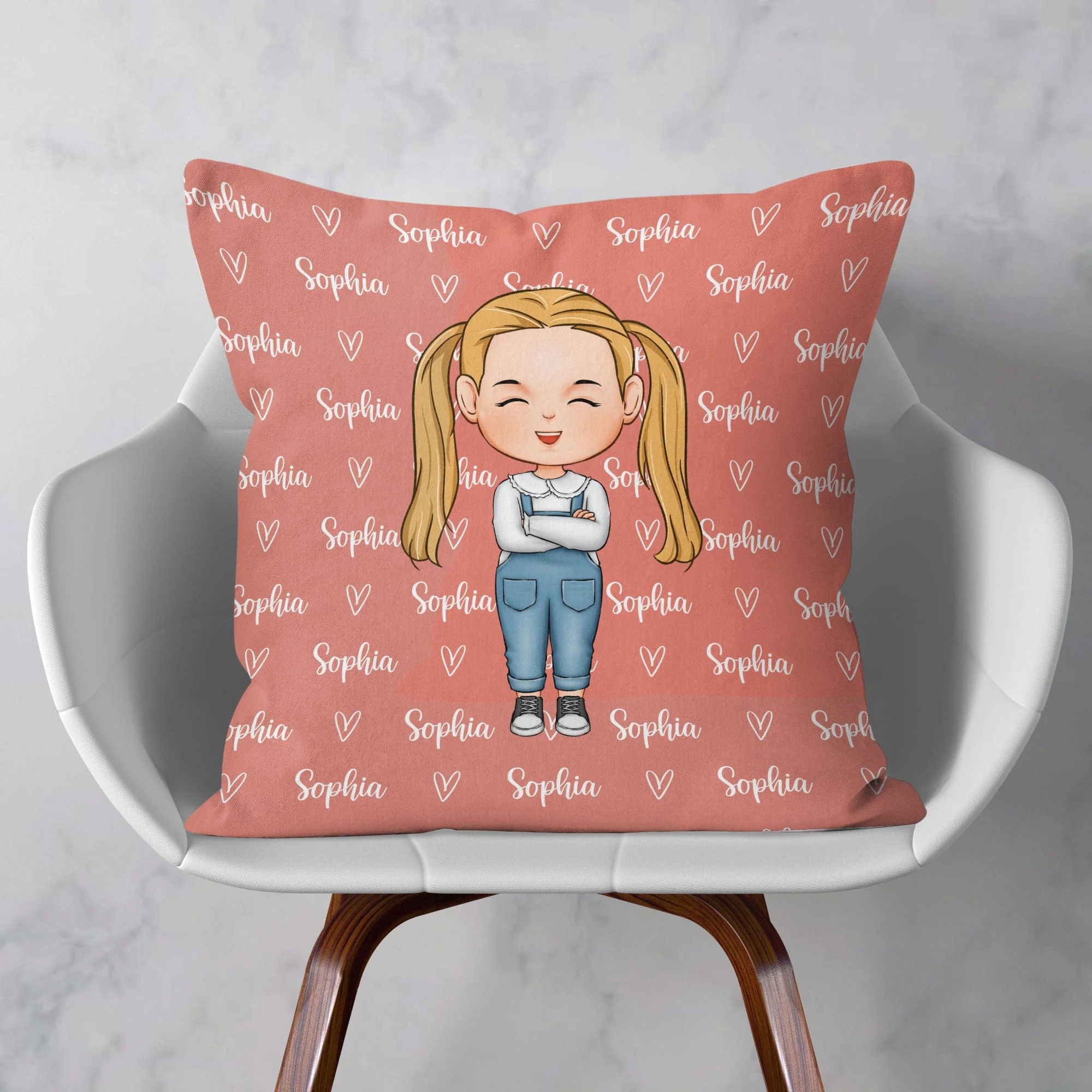 Personalized Name Pillow - Gift For Kids - Personalized Pillow (Insert Included) - Image 4