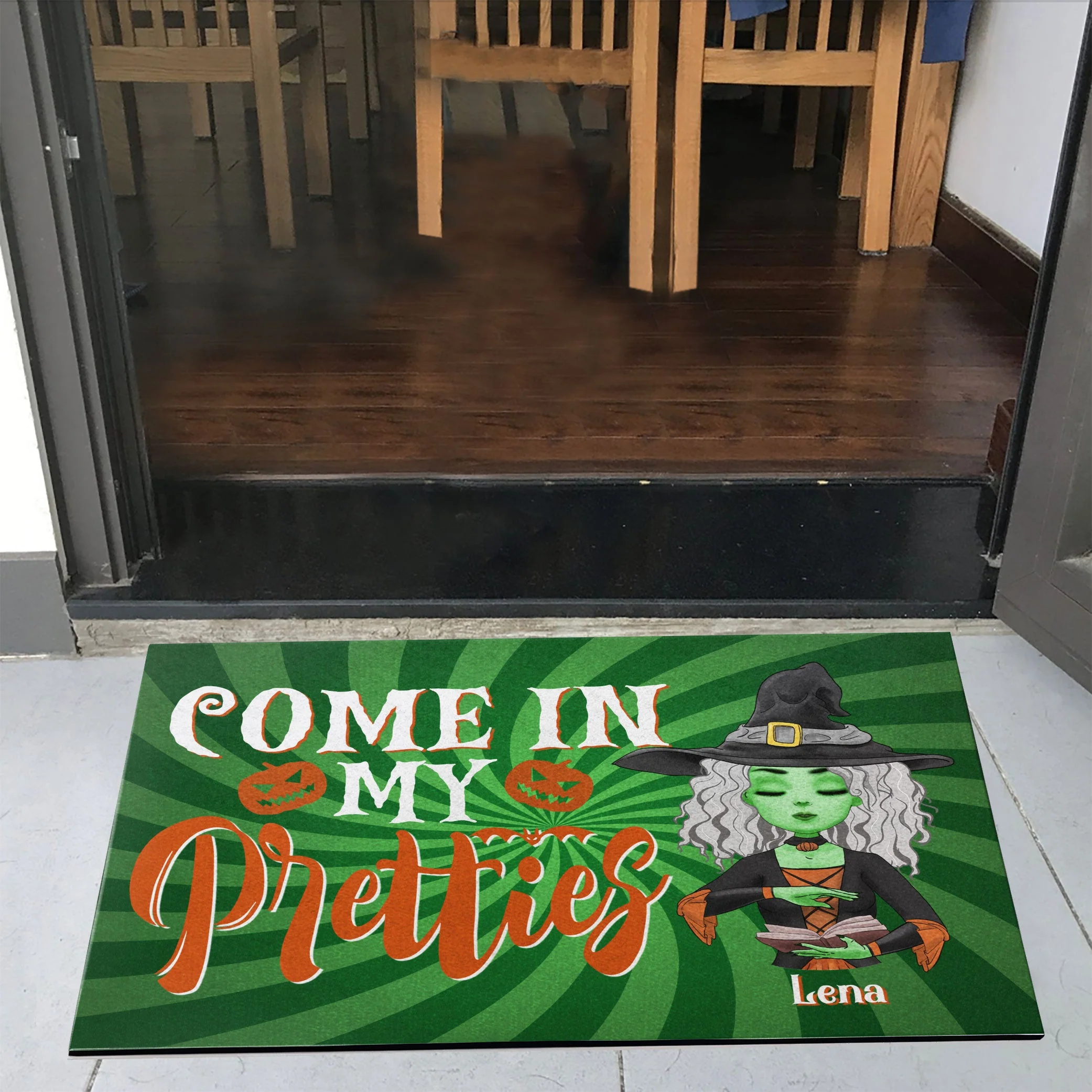 Come In My Pretties - Personalized Doormat - Halloween Gift For Witches, Witch Craft - Grimoire - Image 3
