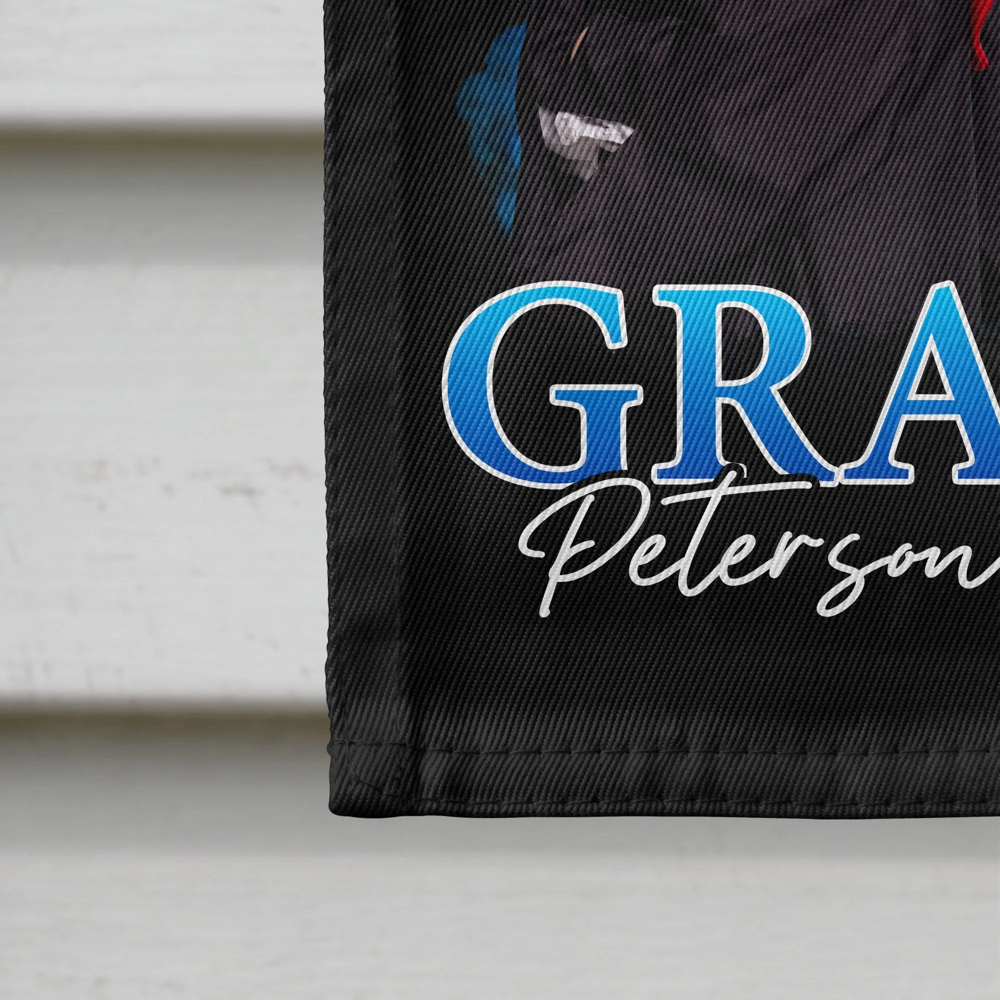 Congrats Graduate - Personalized Photo Flag - Image 7