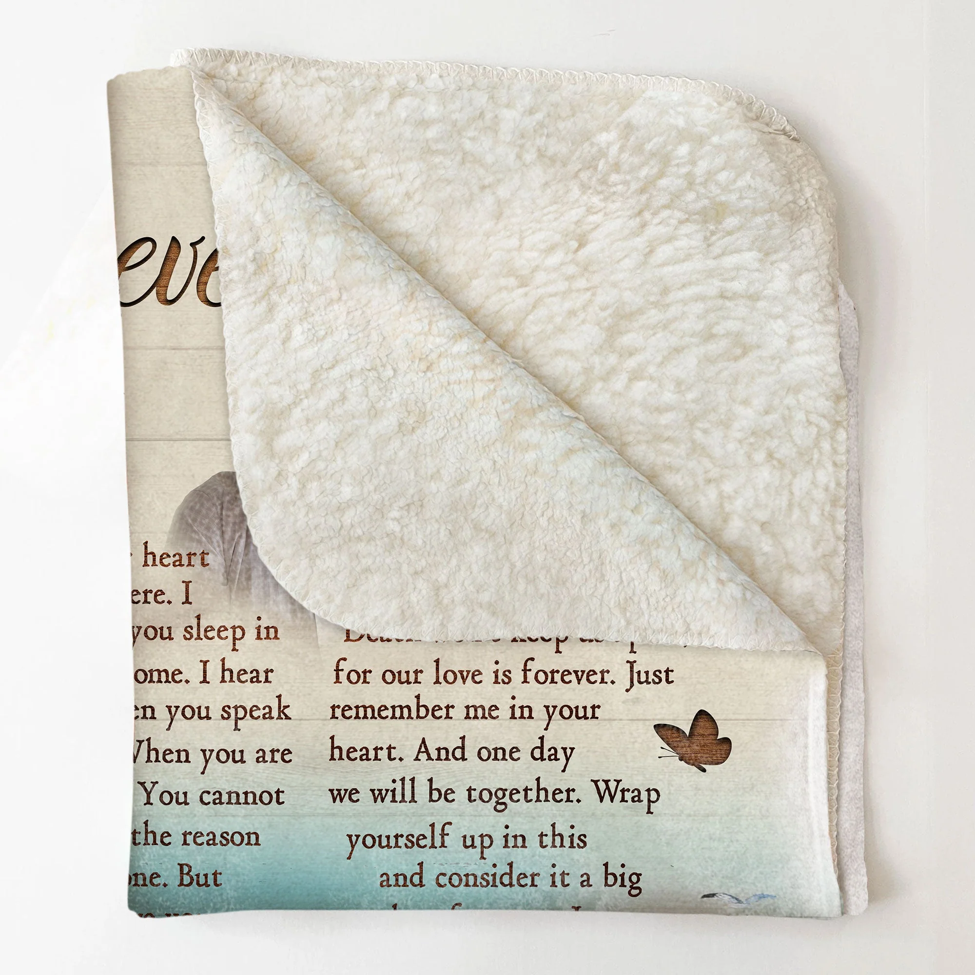 Consider This Blanket A Big Hug From Heaven - Personalized Memory Blanket - Image 4