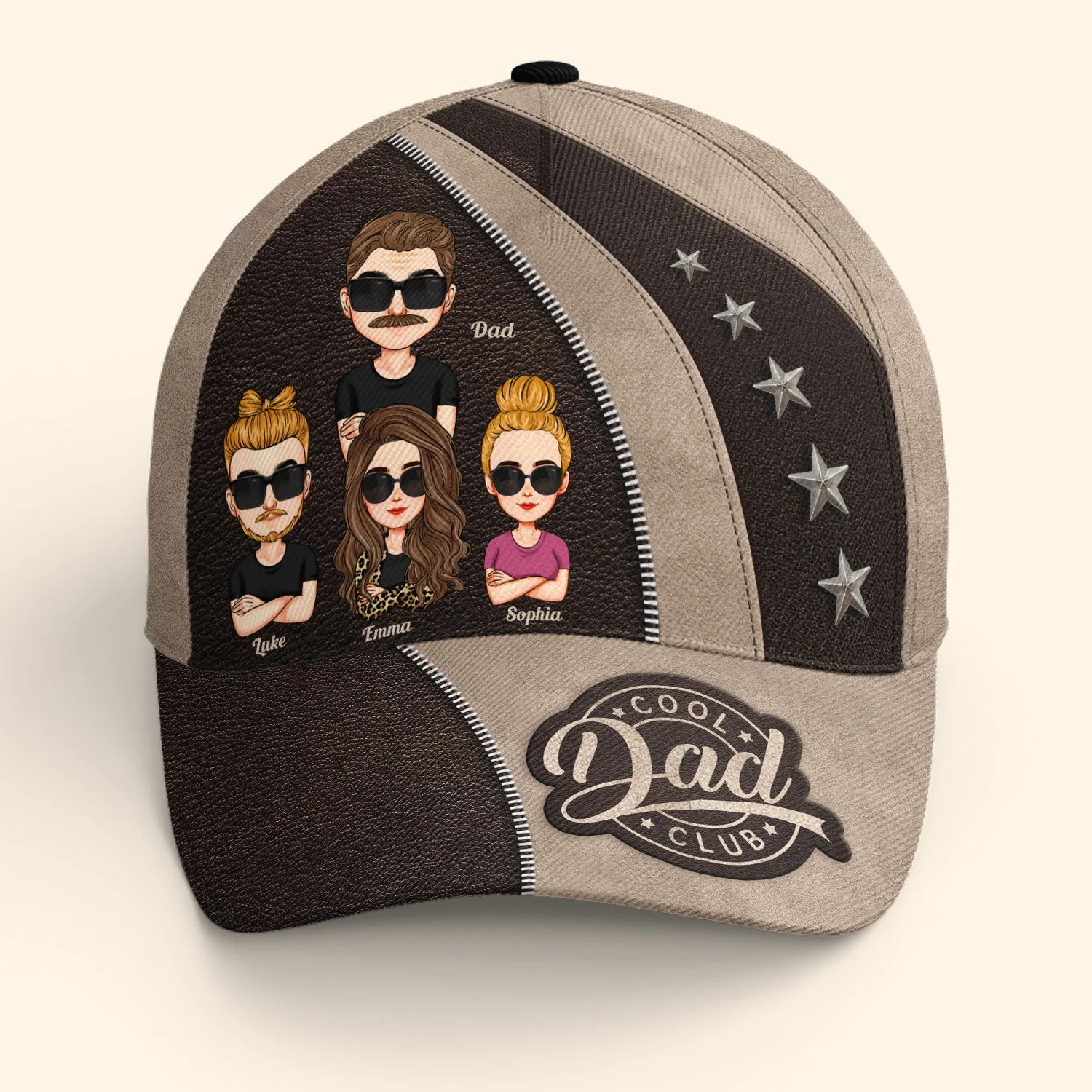 Cool Dad Club Father's Day Gifts - Personalized Classic Cap - Image 3