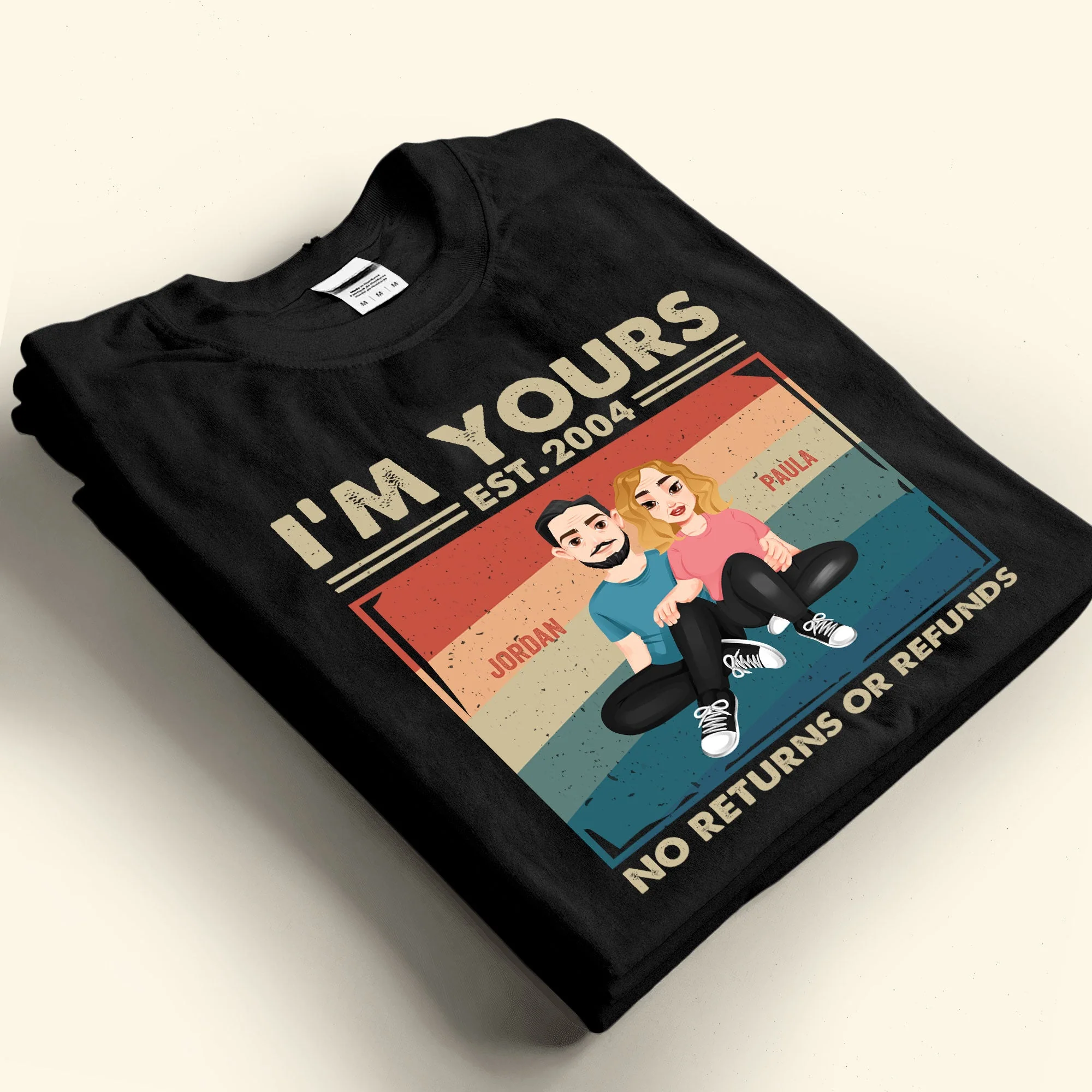 Couple Gift I'm Yours No Returns Or Refunds - Personalized Shirt - Image 4