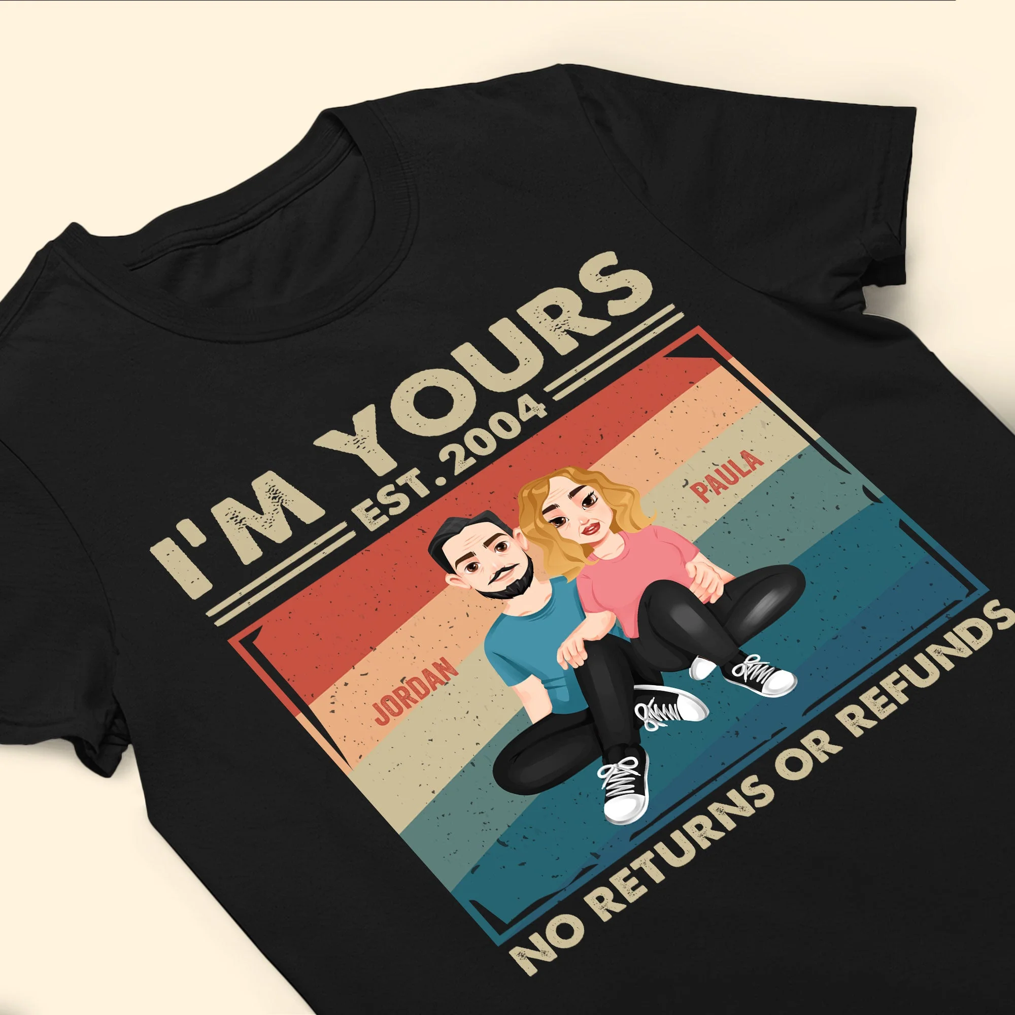 Couple Gift I'm Yours No Returns Or Refunds - Personalized Shirt - Image 5
