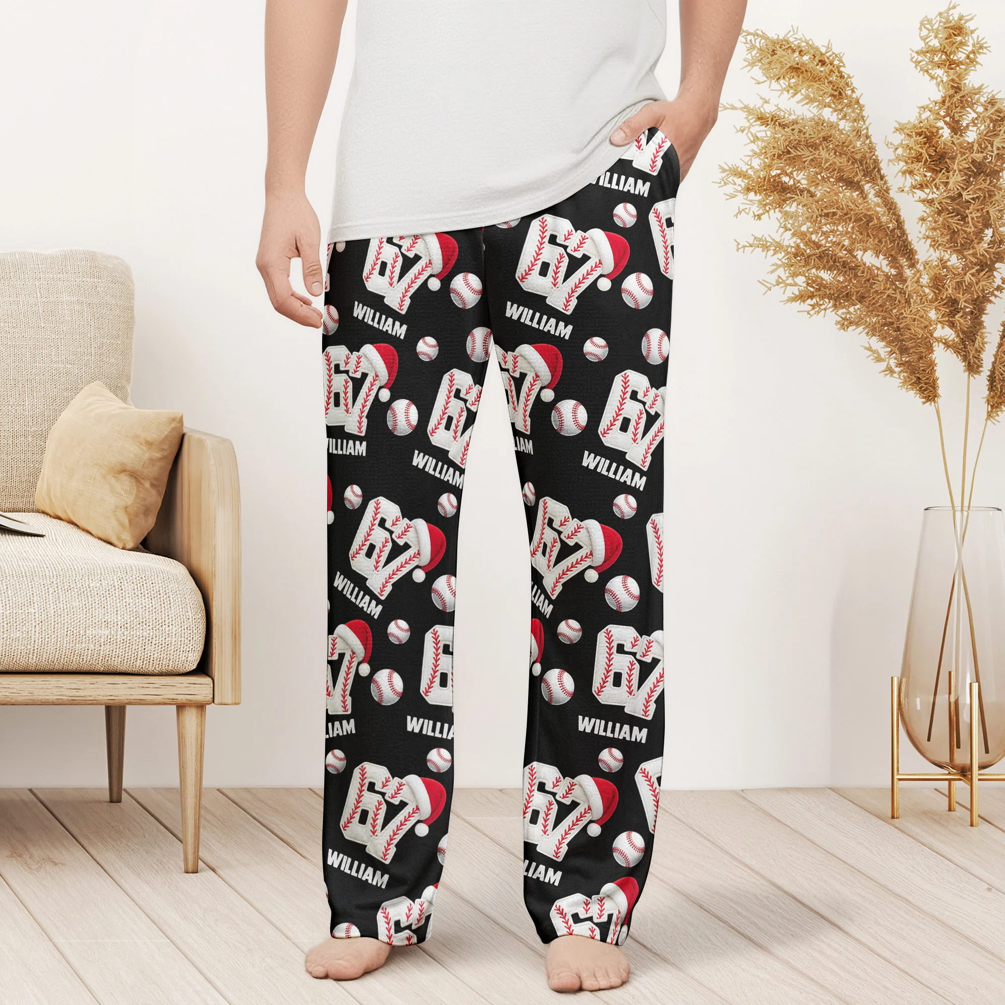 Custom 67 Slang Meme For Sport Lovers Kids Teenagers & Adults - Personalized Sweatpants, Lounge Pants With Pockets - Image 2