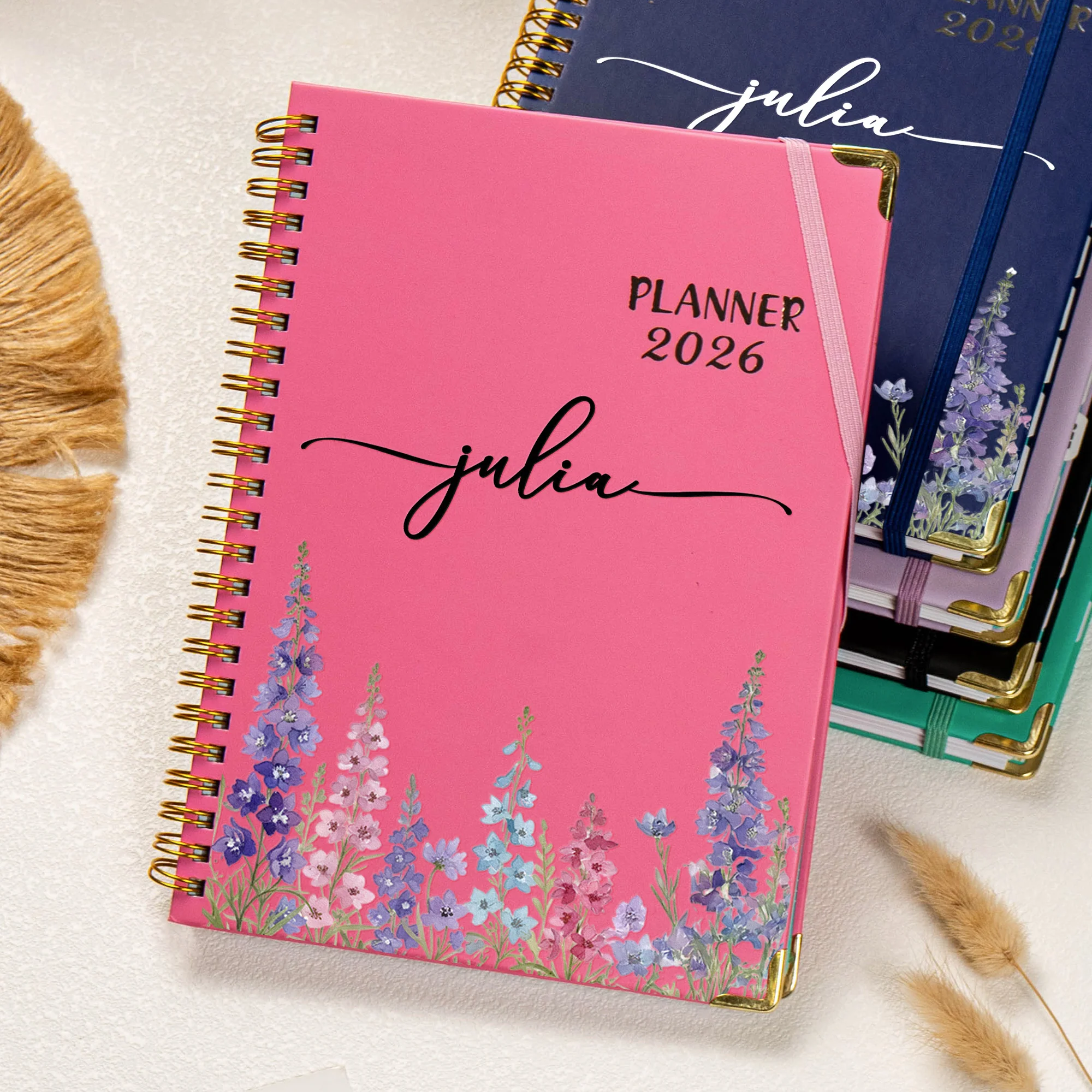 Custom Birth Flower Bullet Goal Planner - Personalized 2026 Planner - Image 5