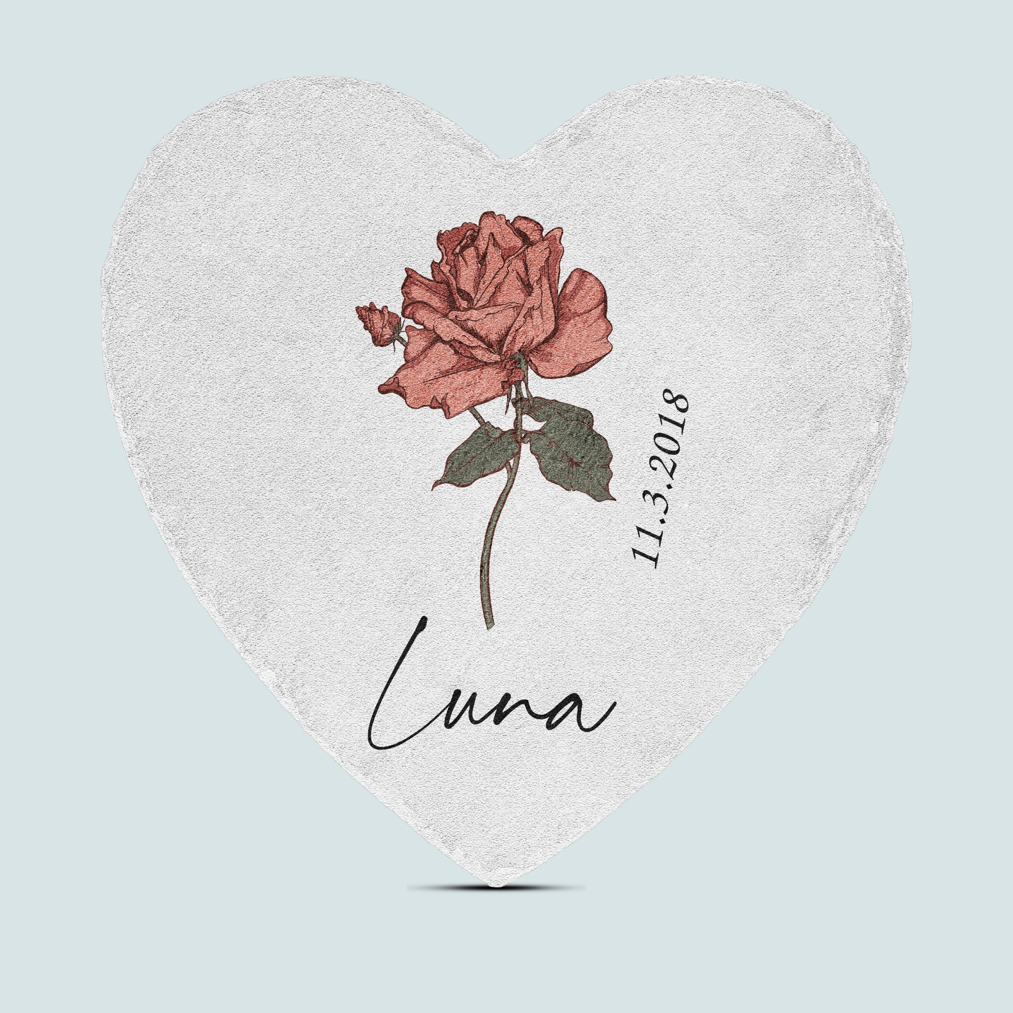 Custom Birth Month Flowers - Personalized Garden Stone - Image 5