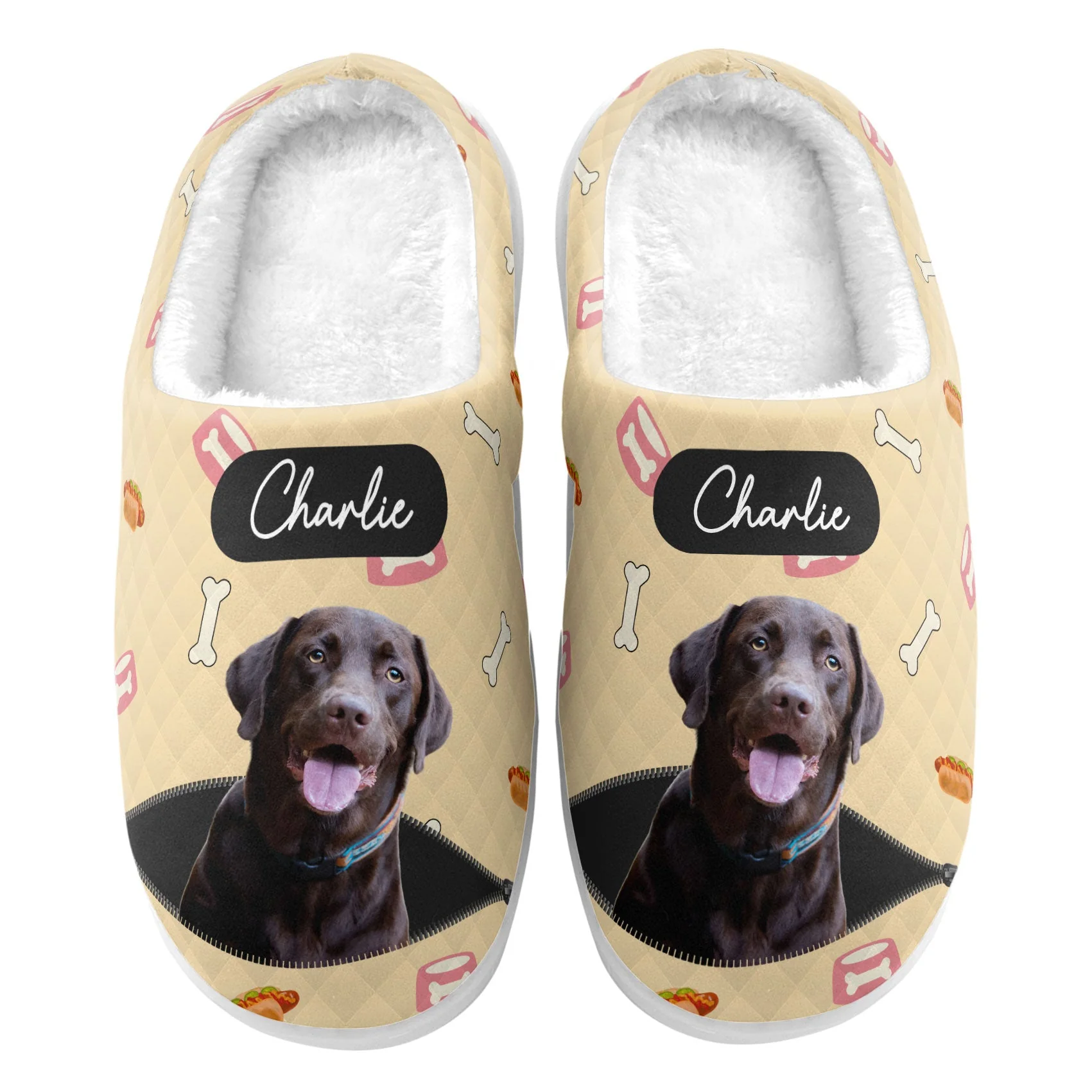 Custom Cute Pet Photo - Personalized Photo Slippers - Image 6