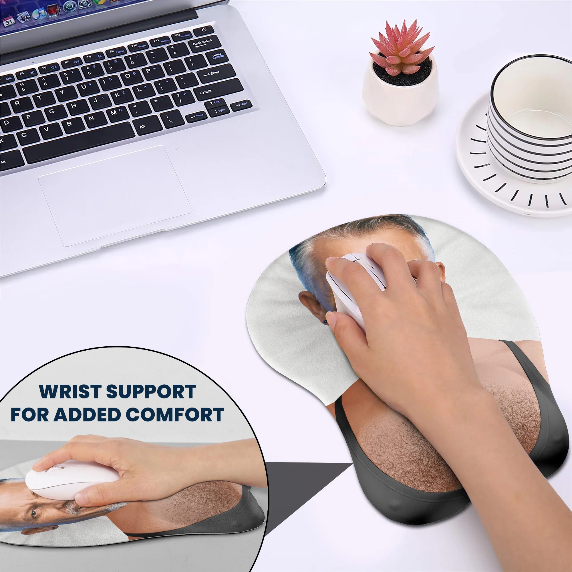 Custom Face - Fun Gifts For Couples, Wife, Girlfriend - Personalized Photo 3D Mouse Pad - Image 4